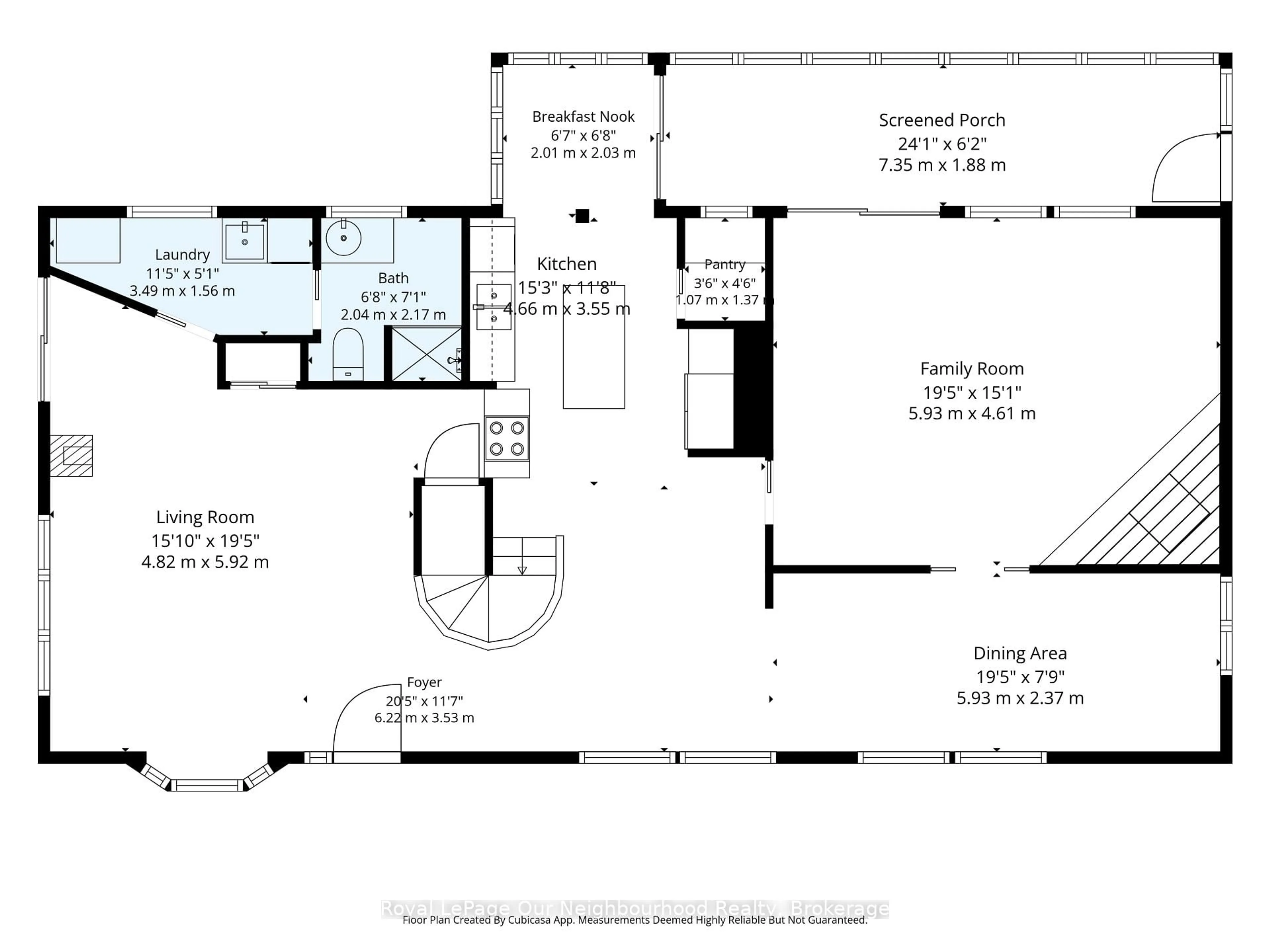 Floor plan for 1109 Glen Ross Rd, Hastings Ontario K0K 2C0