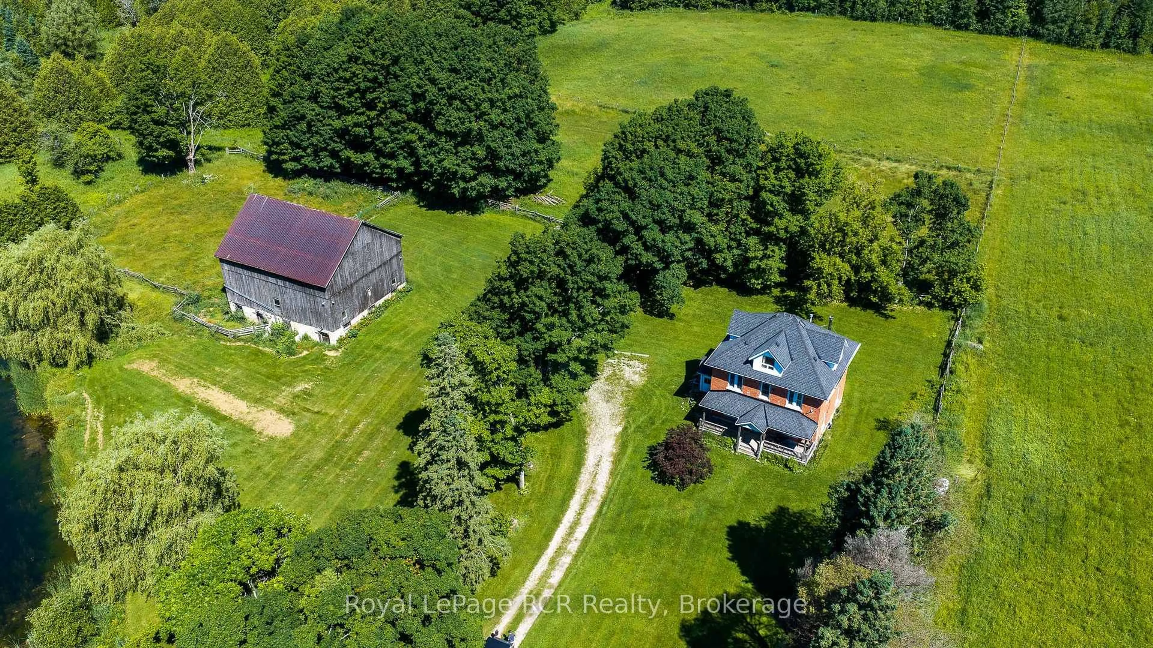A pic from outside/outdoor area/front of a property/back of a property/a pic from drone, building for 404683 Grey Road 4, West Grey Ontario N0C 1K0