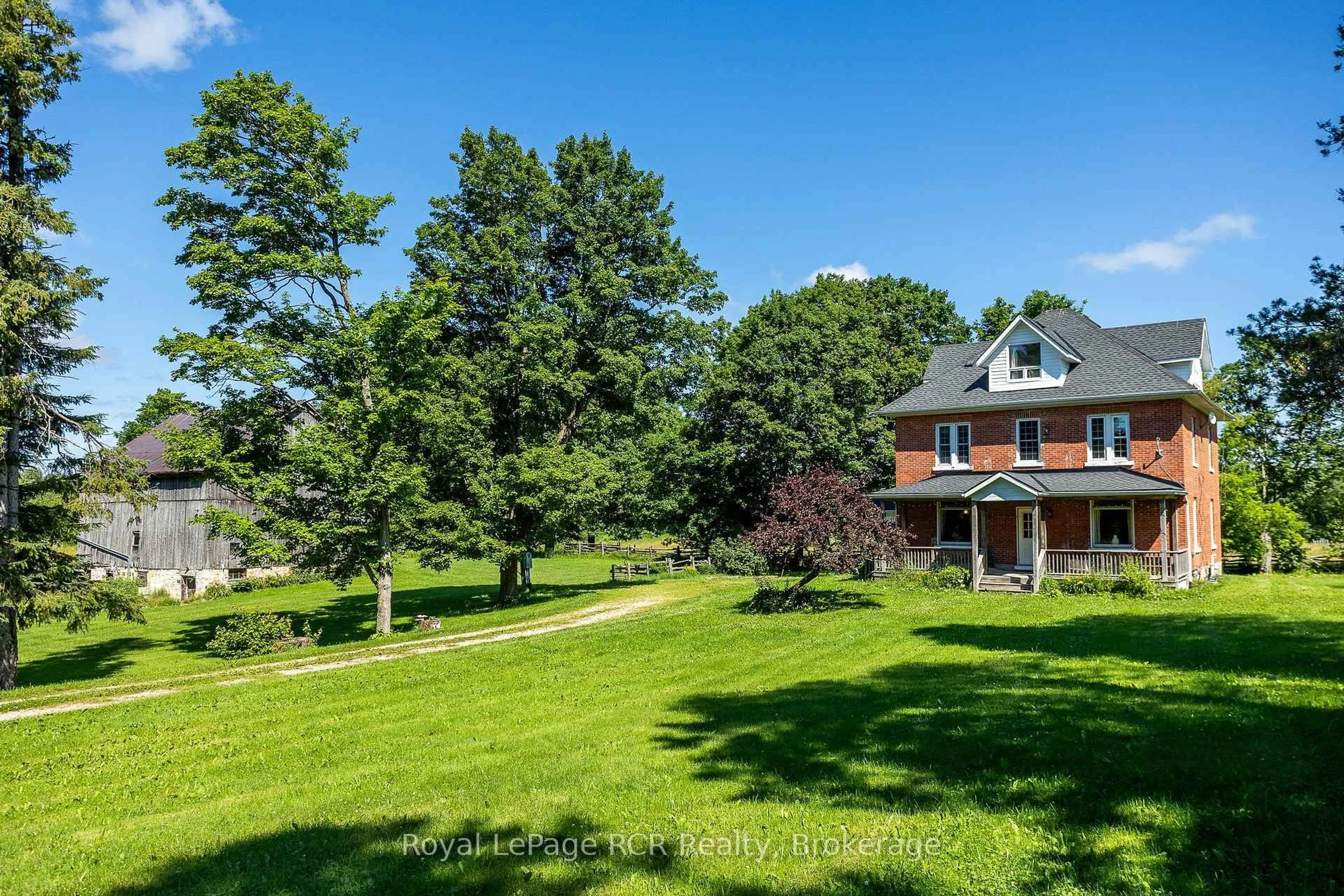 A pic from outside/outdoor area/front of a property/back of a property/a pic from drone, water/lake/river/ocean view for 404683 Grey Road 4, West Grey Ontario N0C 1K0