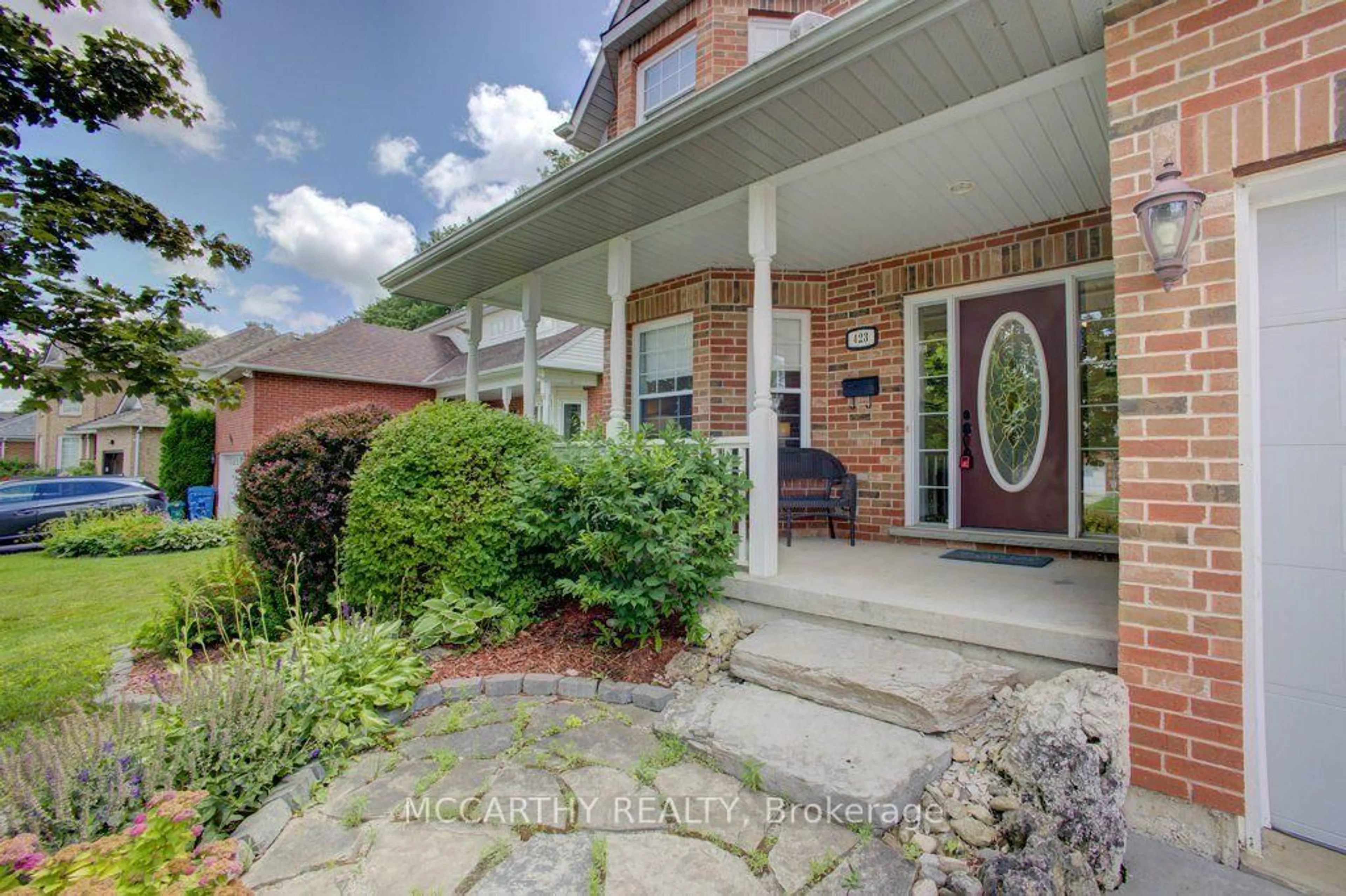Home with brick exterior material, street for 423 Old Village Lane, Shelburne Ontario L9V 3A5
