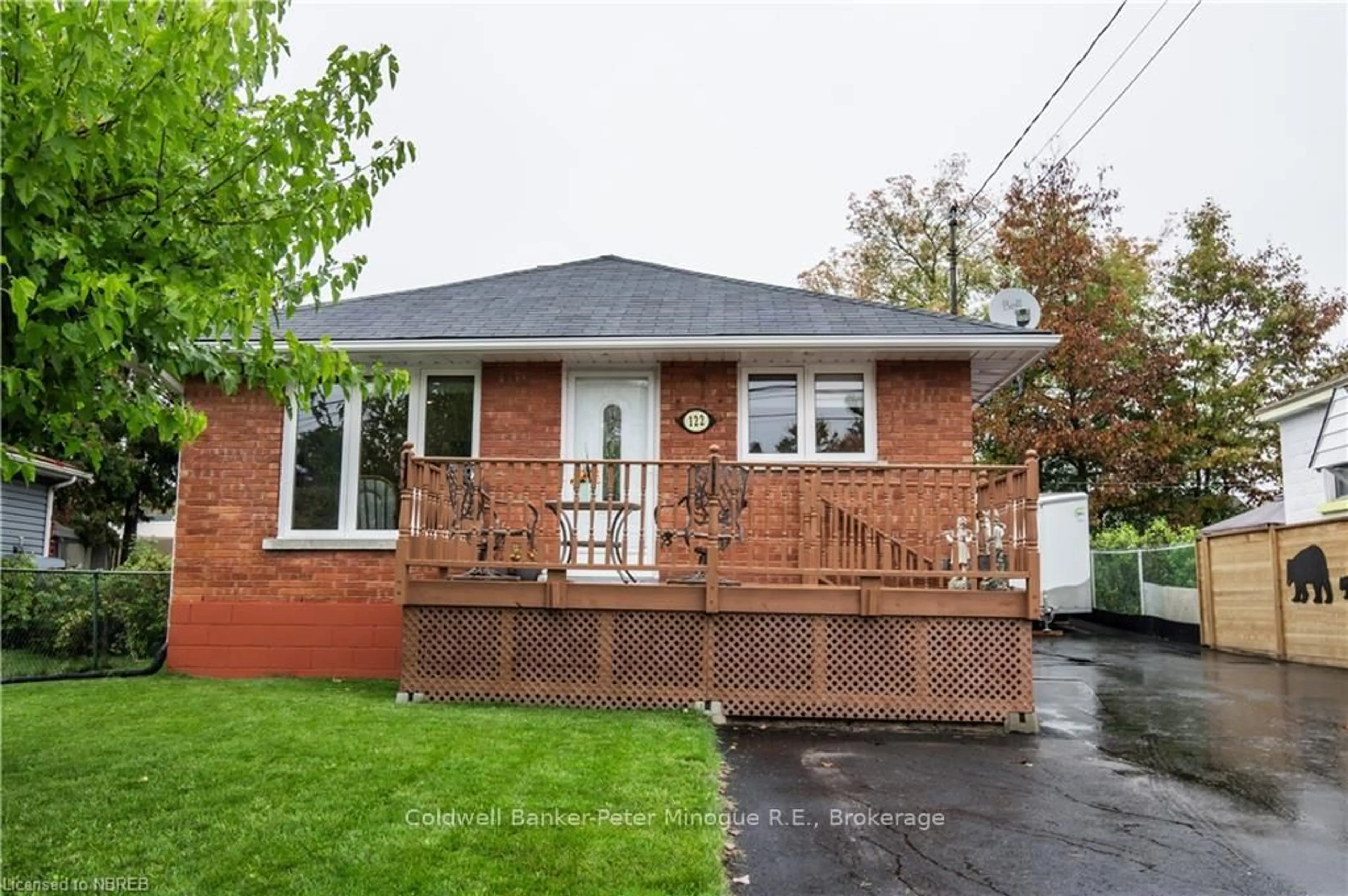 Home with brick exterior material, street for 122 MILANI St, North Bay Ontario P1B 7P3