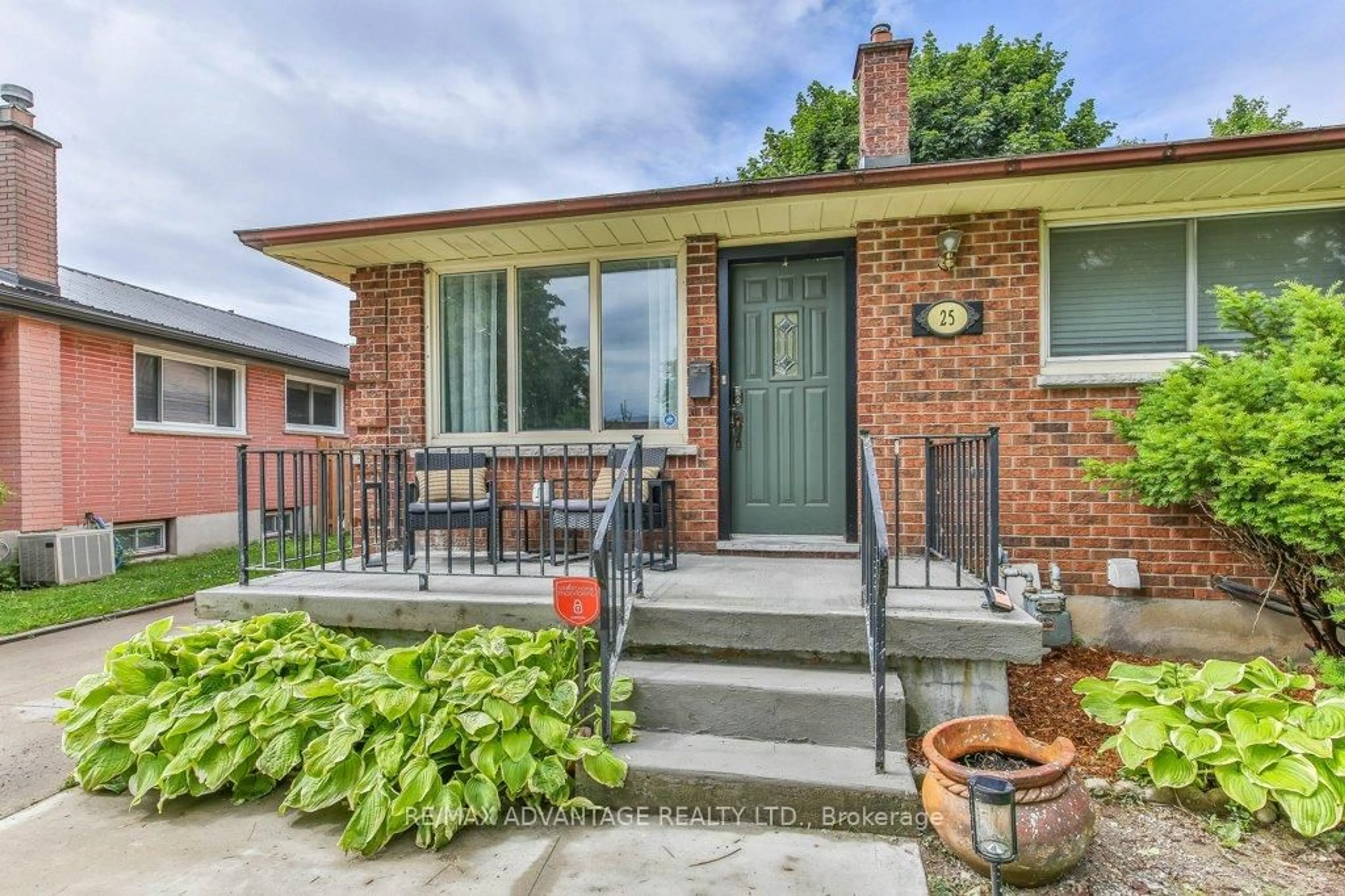 Home with brick exterior material, street for 25 Laurentian Dr, London East Ontario N5W 1N8