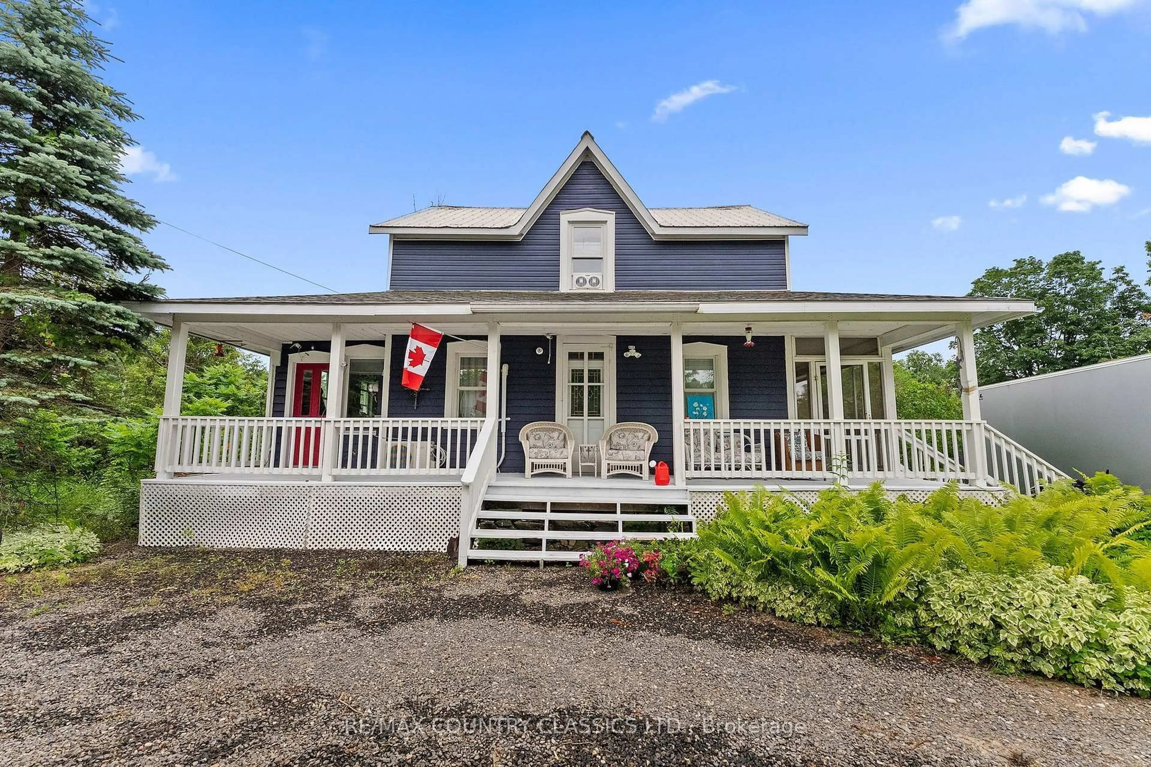 Home with vinyl exterior material, unknown for 858 St Ola Rd, Hastings Ontario K0L 1W0