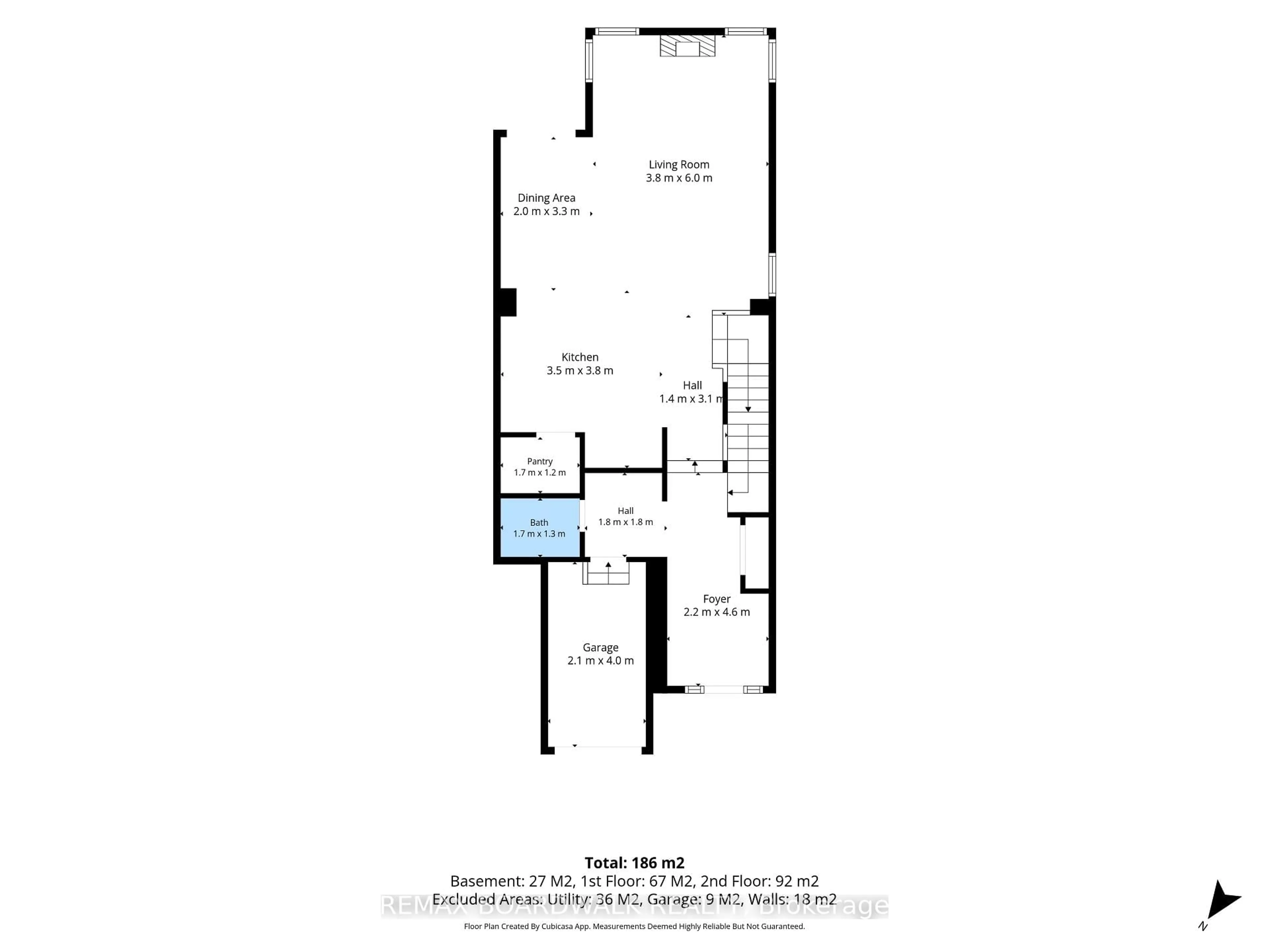 Floor plan for 232 Bristol Cres, North Grenville Ontario K0G 1J0