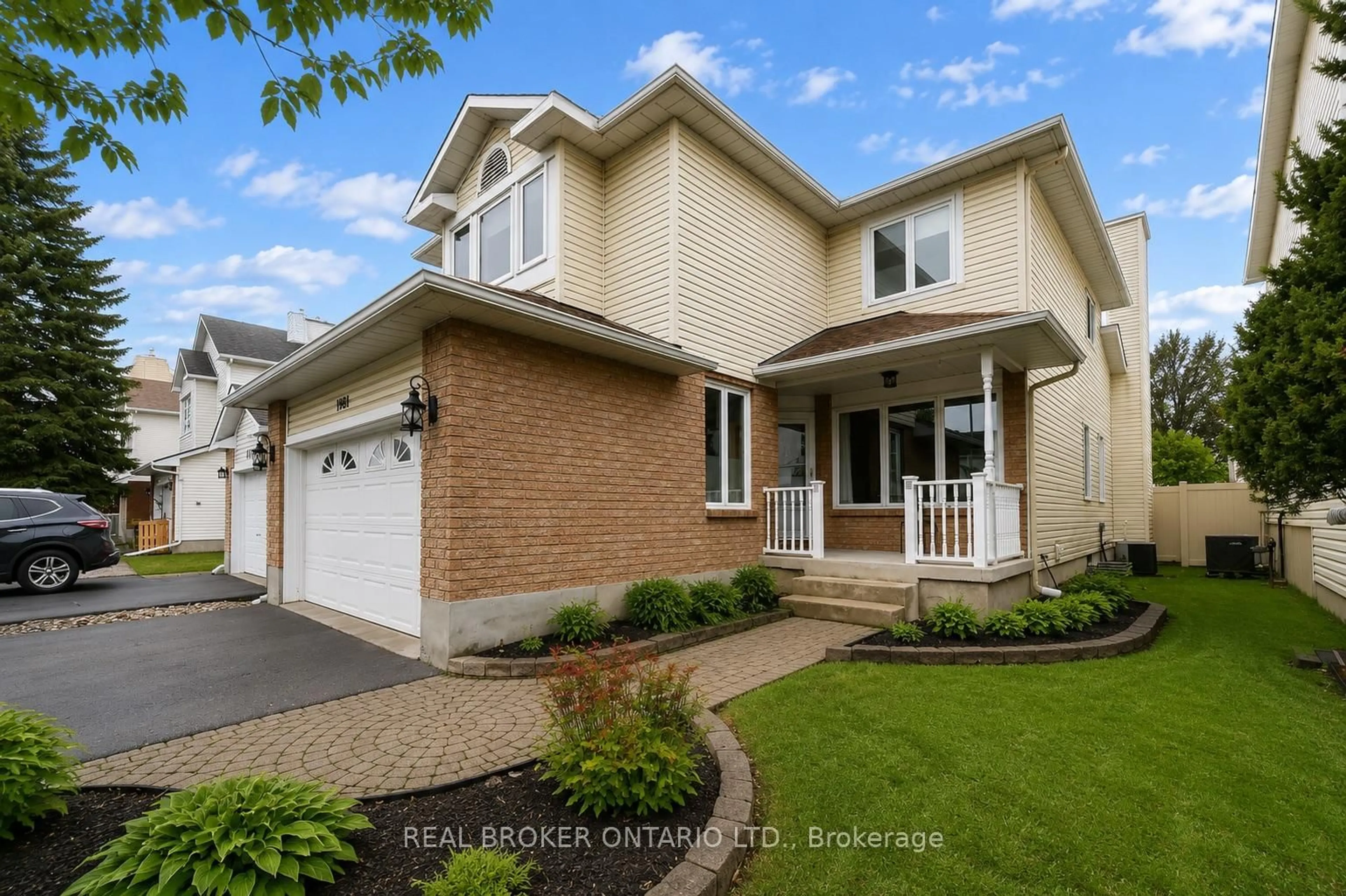 Home with brick exterior material, street for 1981 Orchardview Ave, Ottawa Ontario K4A 3B8