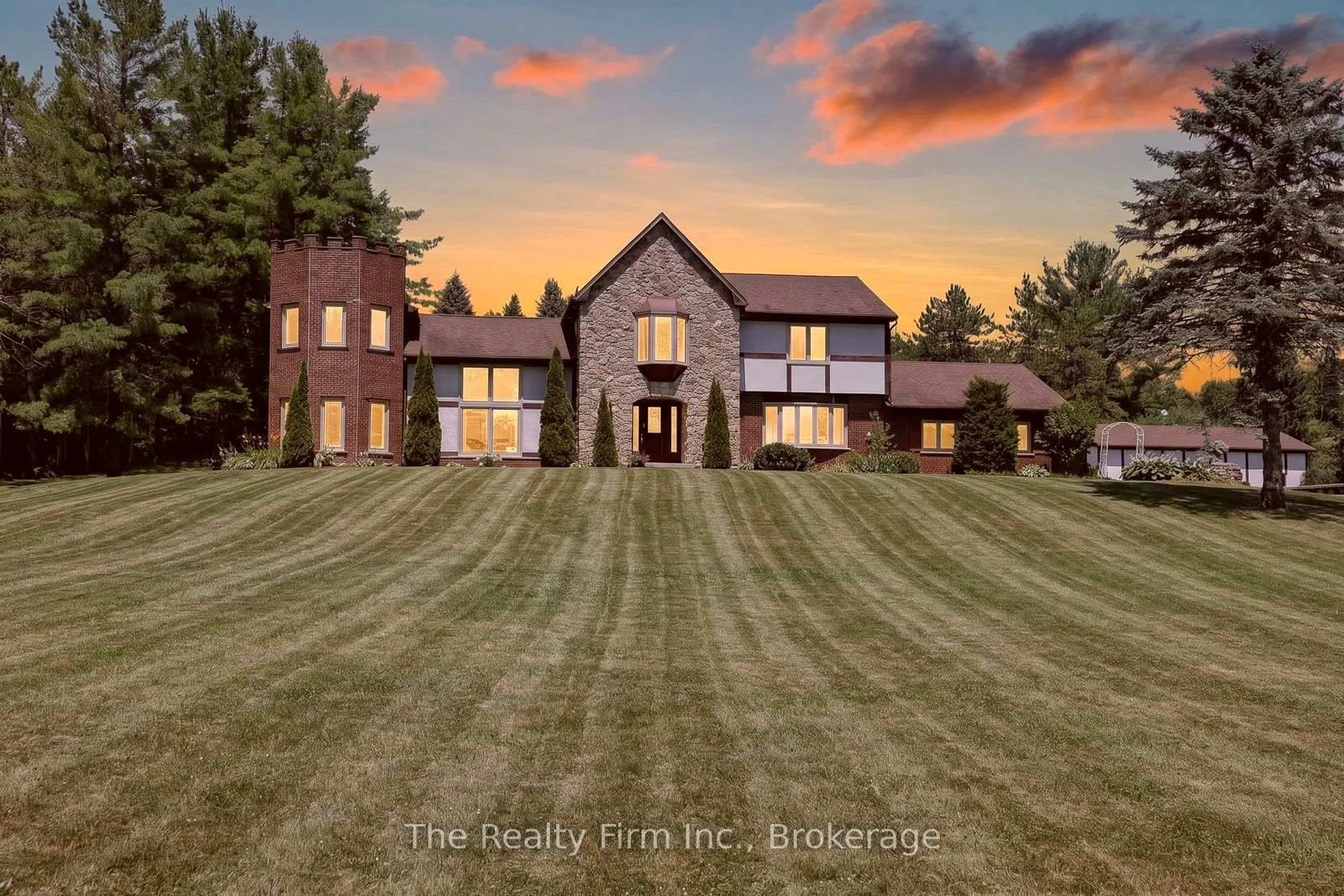 A pic from outside/outdoor area/front of a property/back of a property/a pic from drone, unknown for 845071 Braemar Sdrd, East Zorra-Tavistock Ontario N4S 7W1