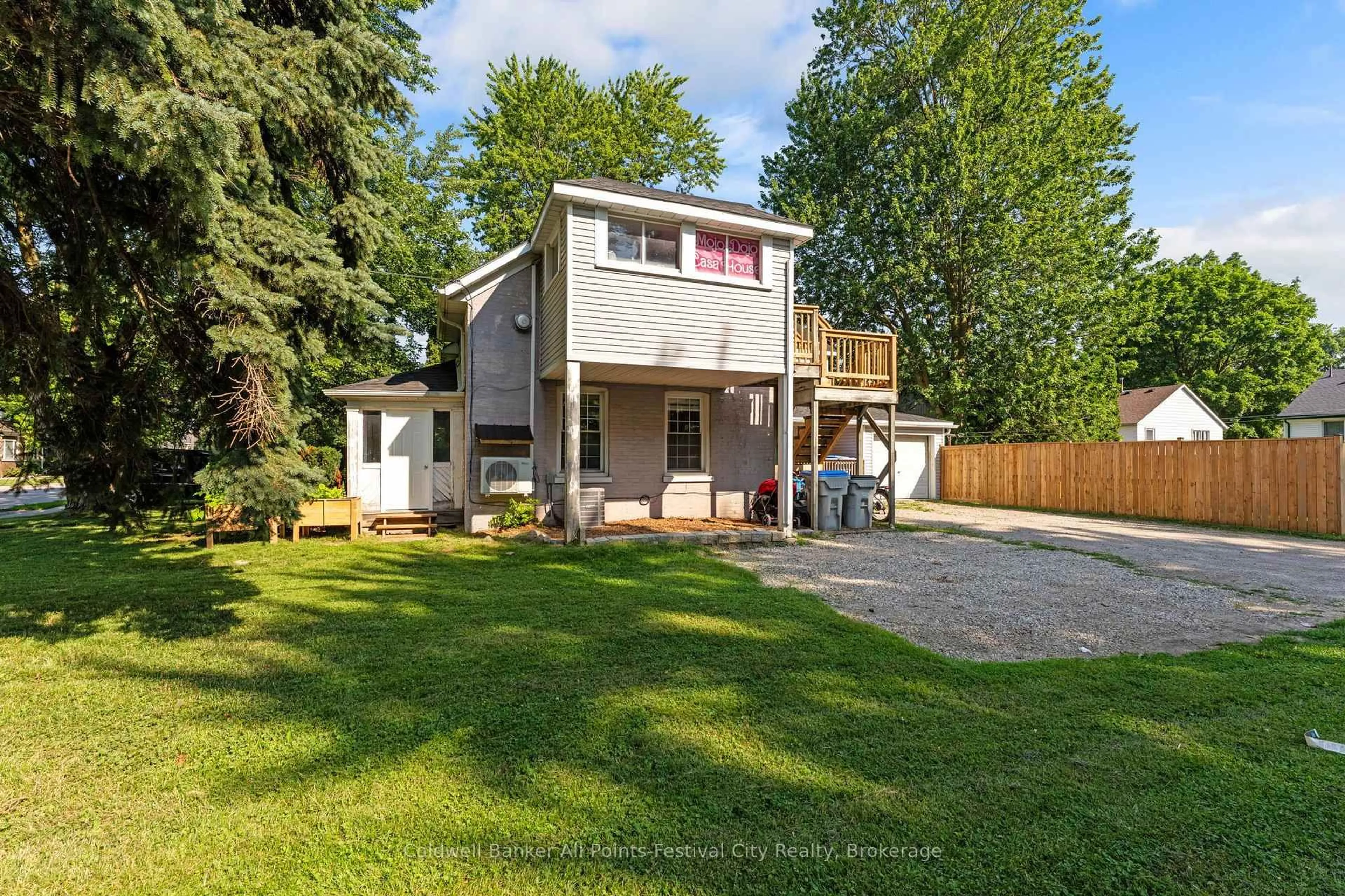 A pic from outside/outdoor area/front of a property/back of a property/a pic from drone, street for 167 Montreal St, West Perth Ontario N0K 1N0