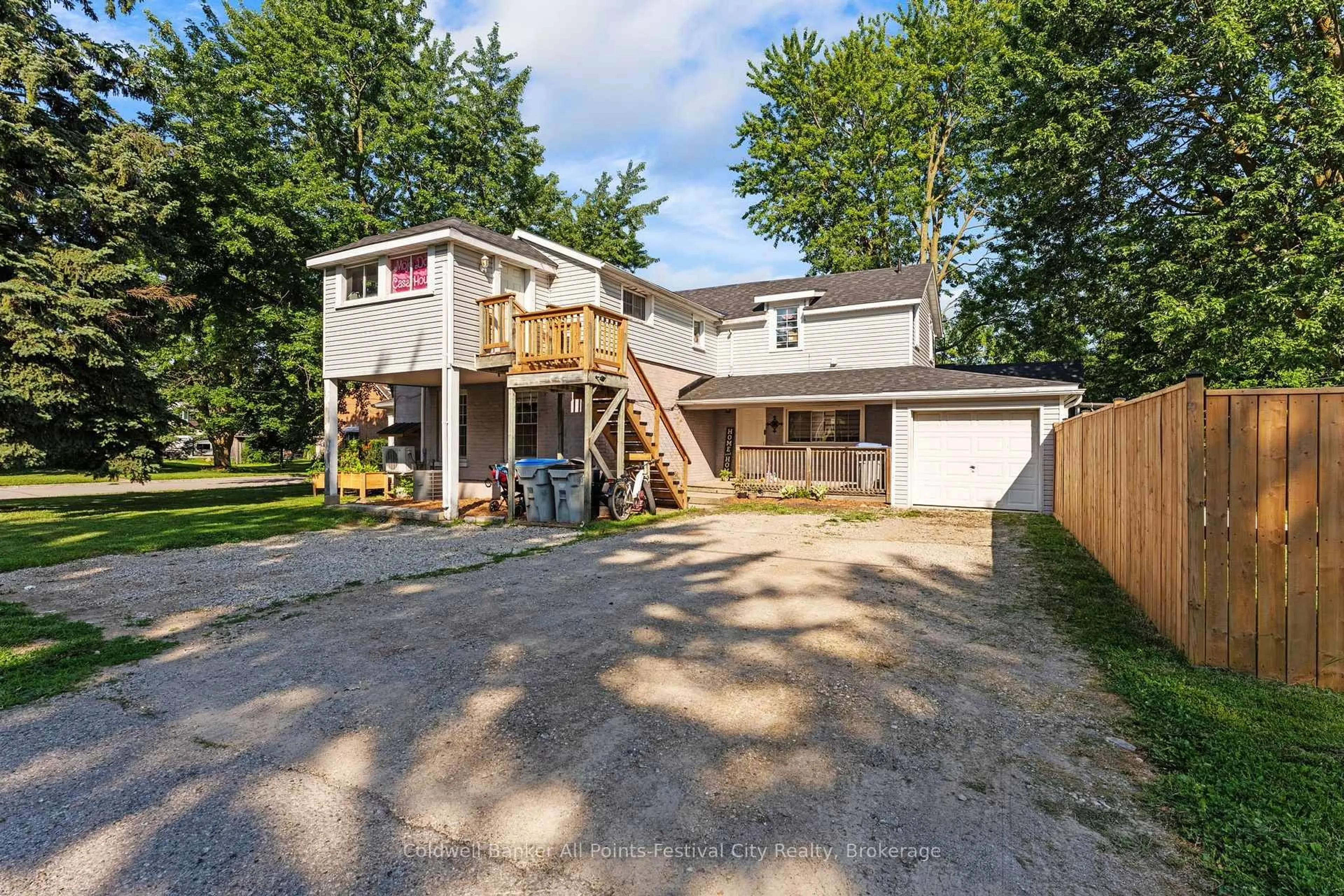 A pic from outside/outdoor area/front of a property/back of a property/a pic from drone, street for 167 Montreal St, West Perth Ontario N0K 1N0