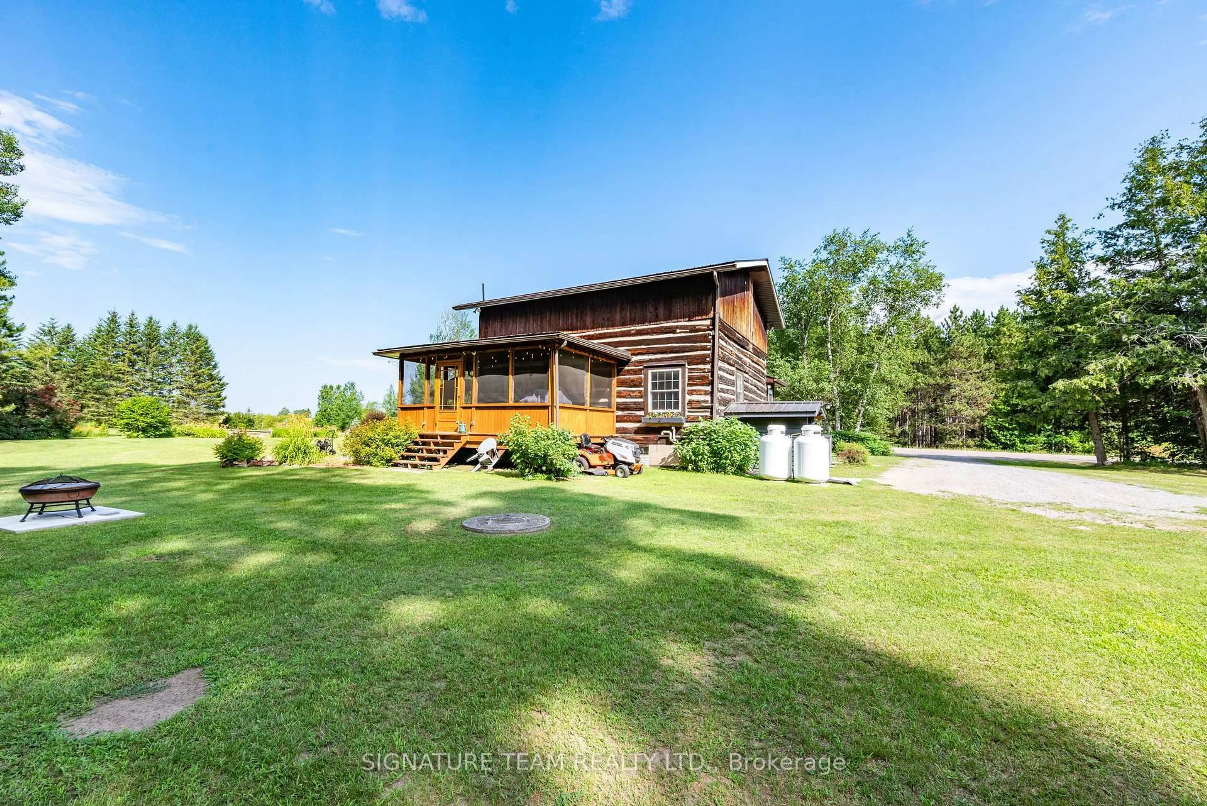 A pic from outside/outdoor area/front of a property/back of a property/a pic from drone, water/lake/river/ocean view for 1331 Ruby Rd, Killaloe Ontario K0J 2A0