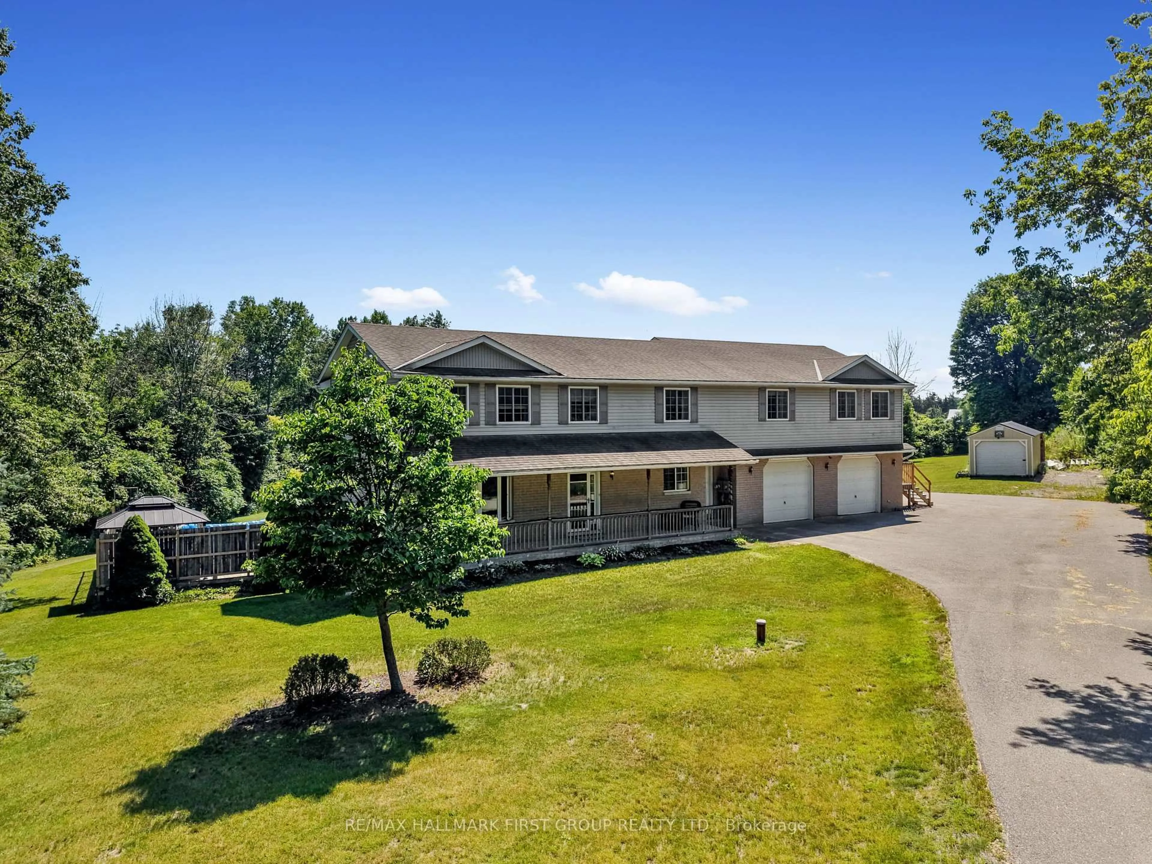 A pic from outside/outdoor area/front of a property/back of a property/a pic from drone, unknown for 763 Dudley Rd, Alnwick/Haldimand Ontario K0K 1S0