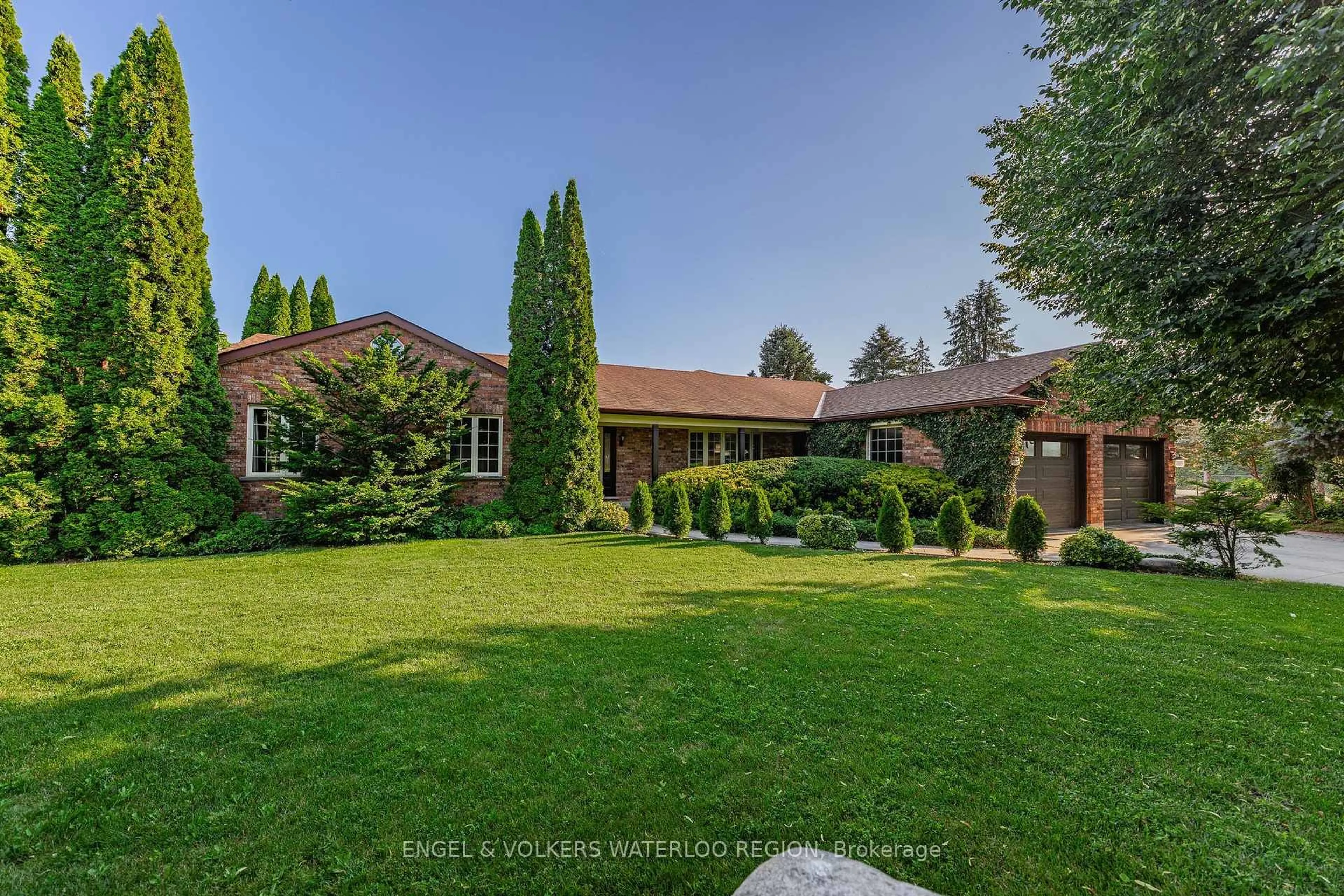 A pic from outside/outdoor area/front of a property/back of a property/a pic from drone, street for 1 Alten Way, Woolwich Ontario N0B 2M1