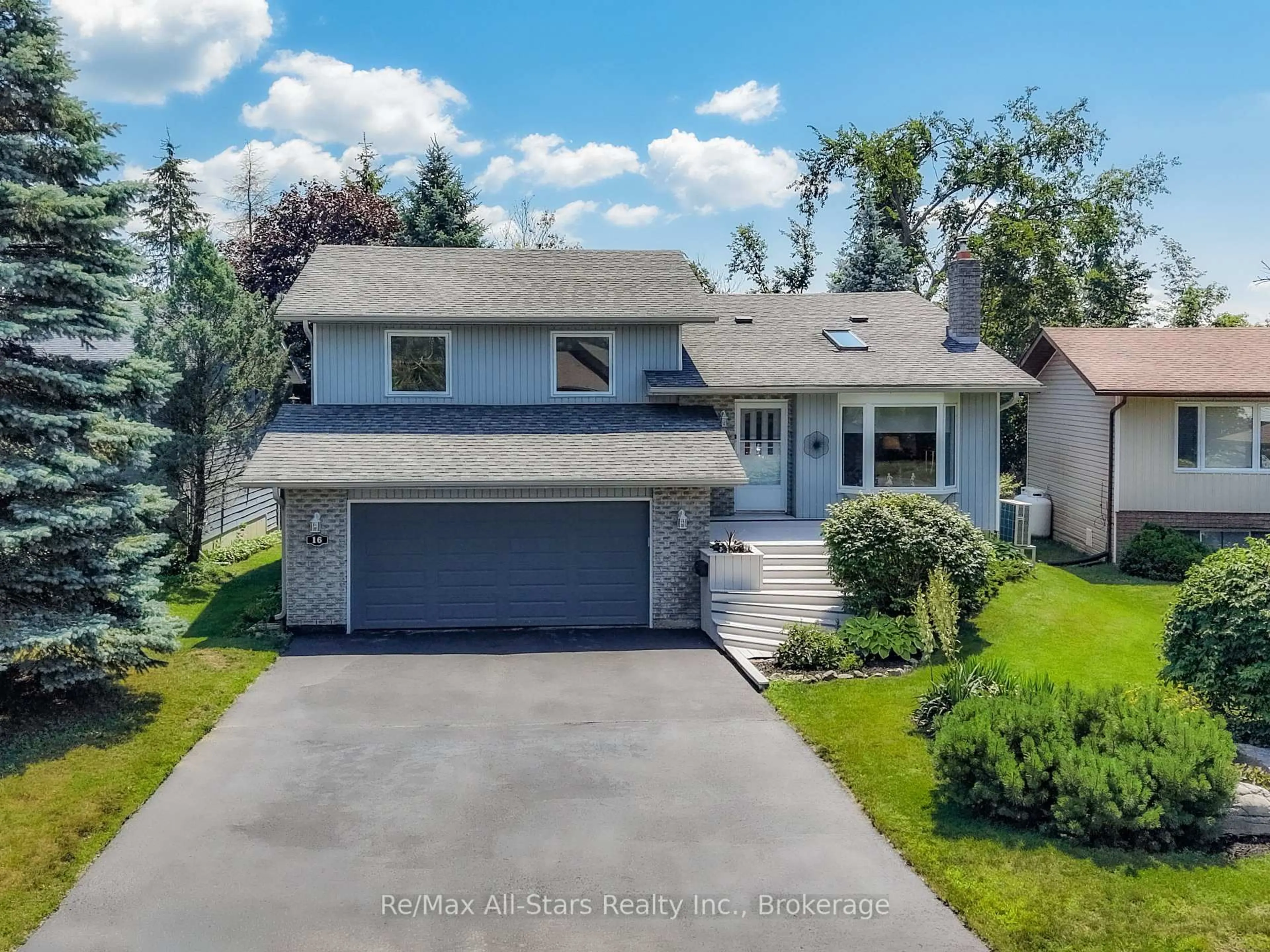 A pic from outside/outdoor area/front of a property/back of a property/a pic from drone, water/lake/river/ocean view for 16 Cedartree Lane, Kawartha Lakes Ontario K0M 1A0