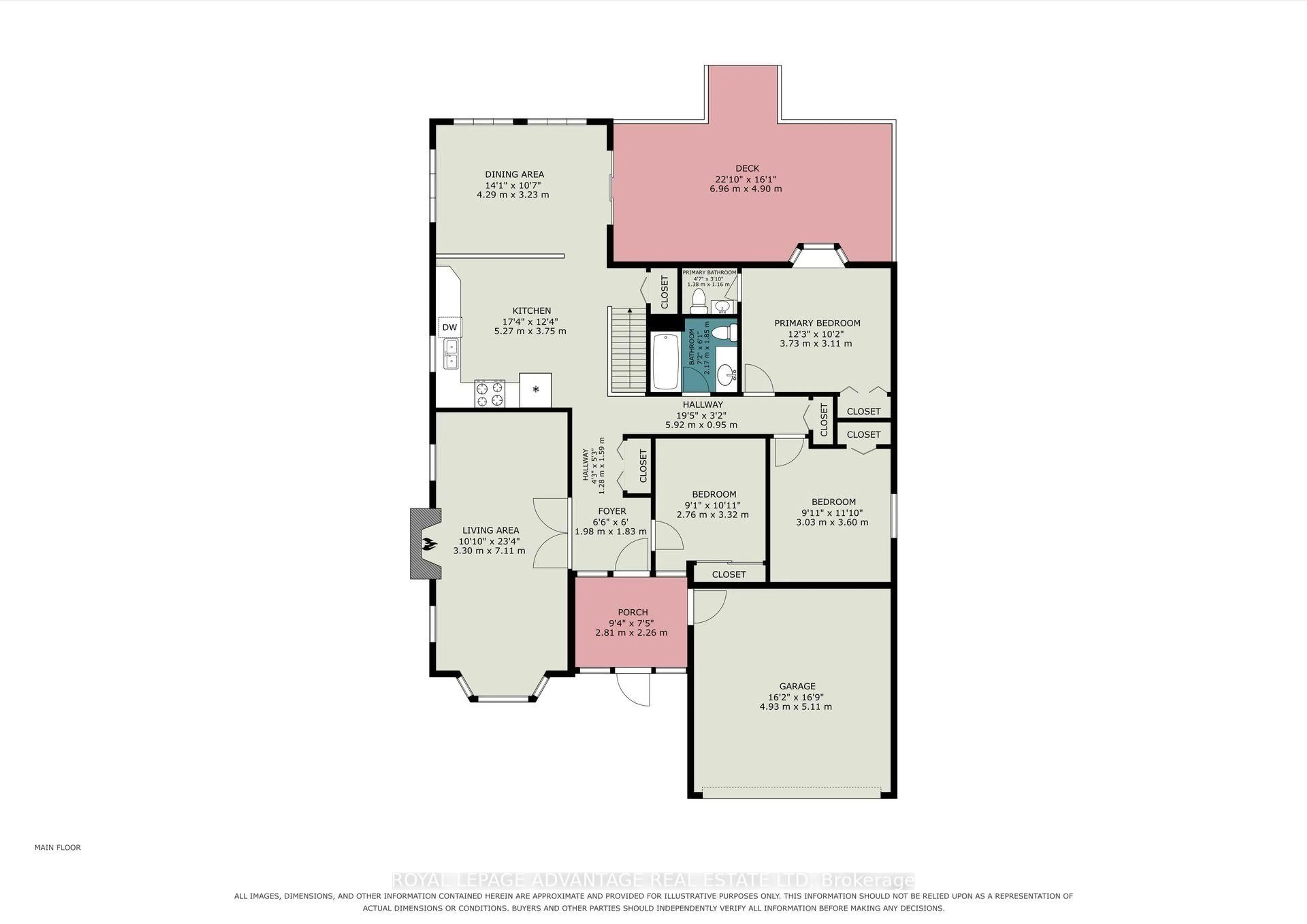 Floor plan for 31 Treelawn Blvd, Perth Ontario K7H 3P1