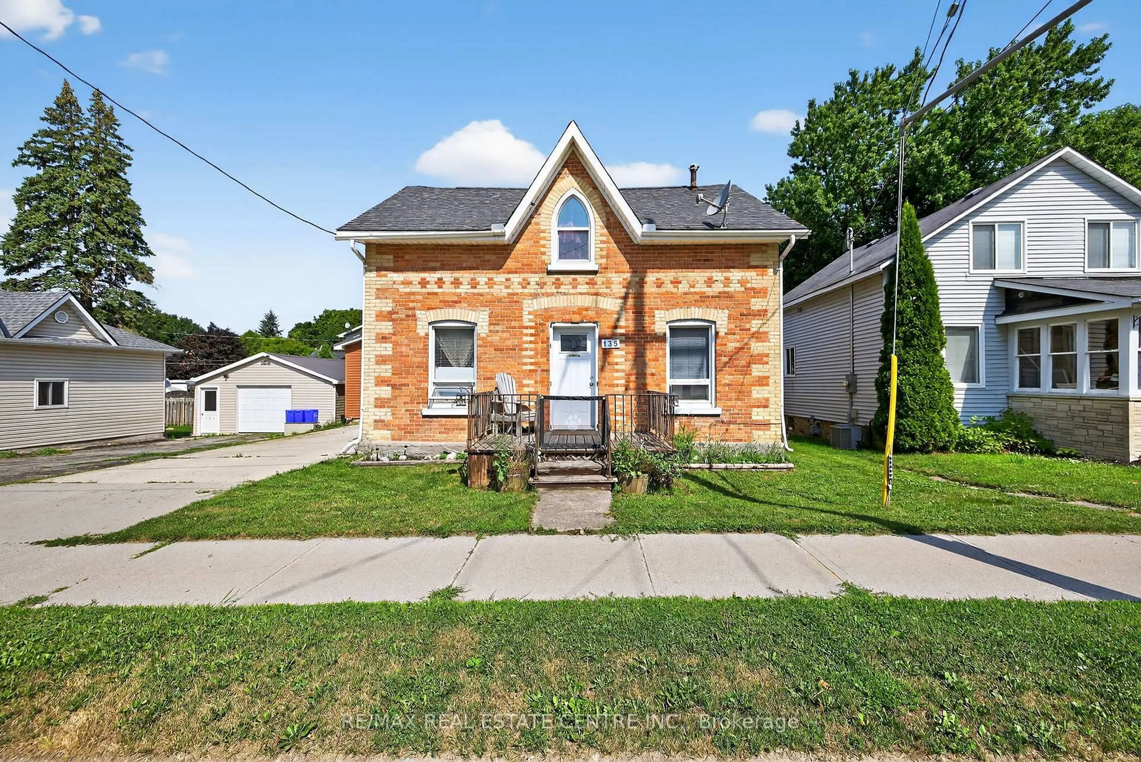 Home with brick exterior material, street for 135 Frederick St, Wellington North Ontario N0G 1A0