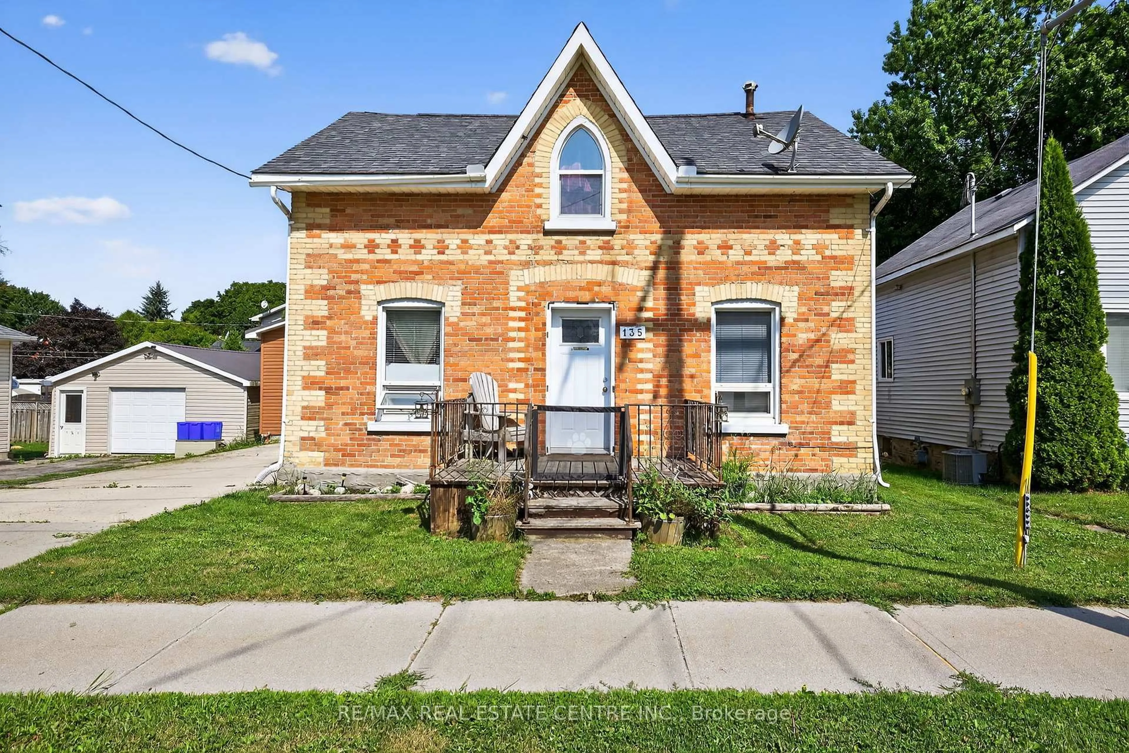 Home with brick exterior material, street for 135 Frederick St, Wellington North Ontario N0G 1A0