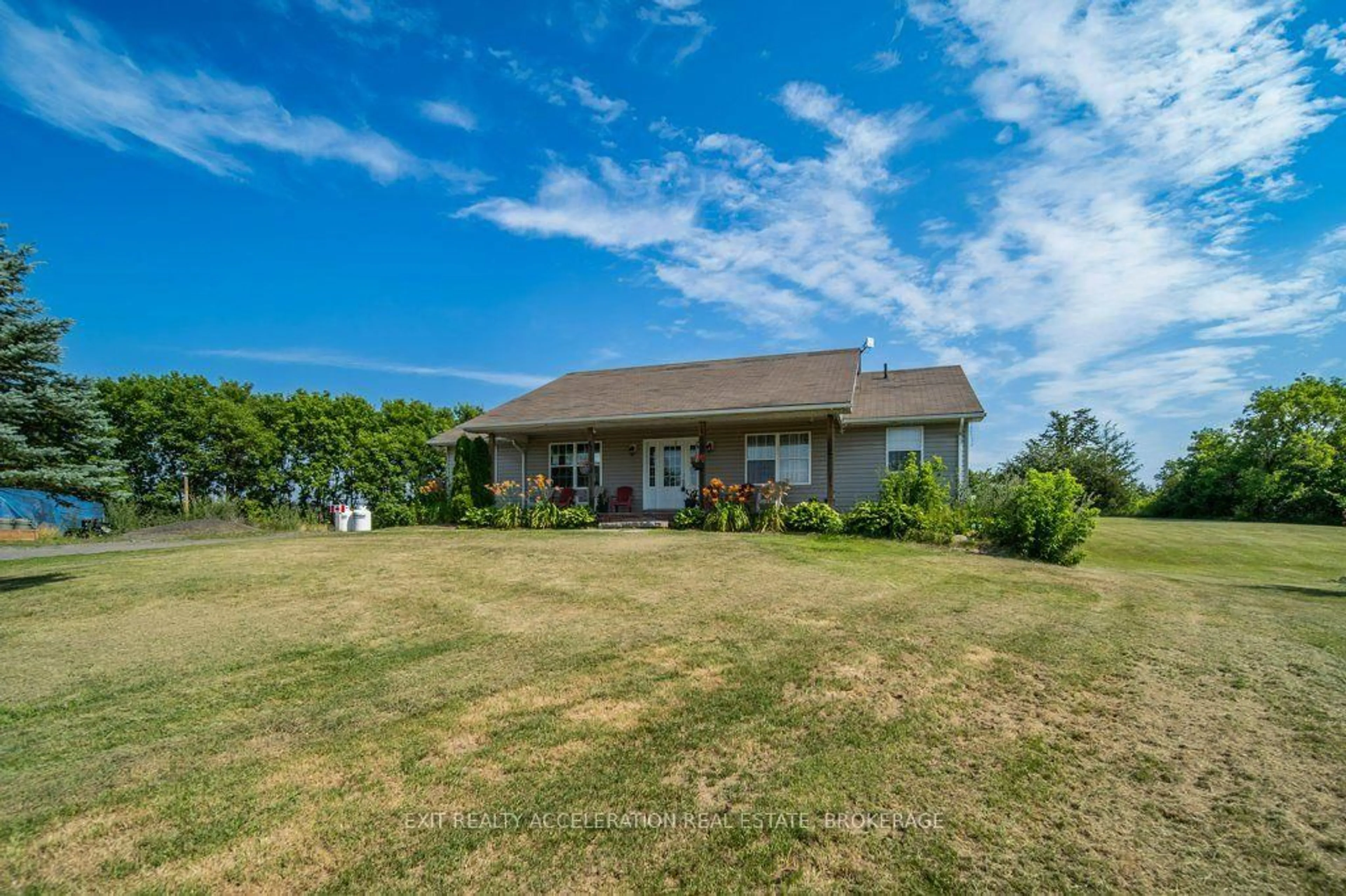 A pic from outside/outdoor area/front of a property/back of a property/a pic from drone, water/lake/river/ocean view for 4463 Blessington Rd, Shannonville Ontario K0K 2N0