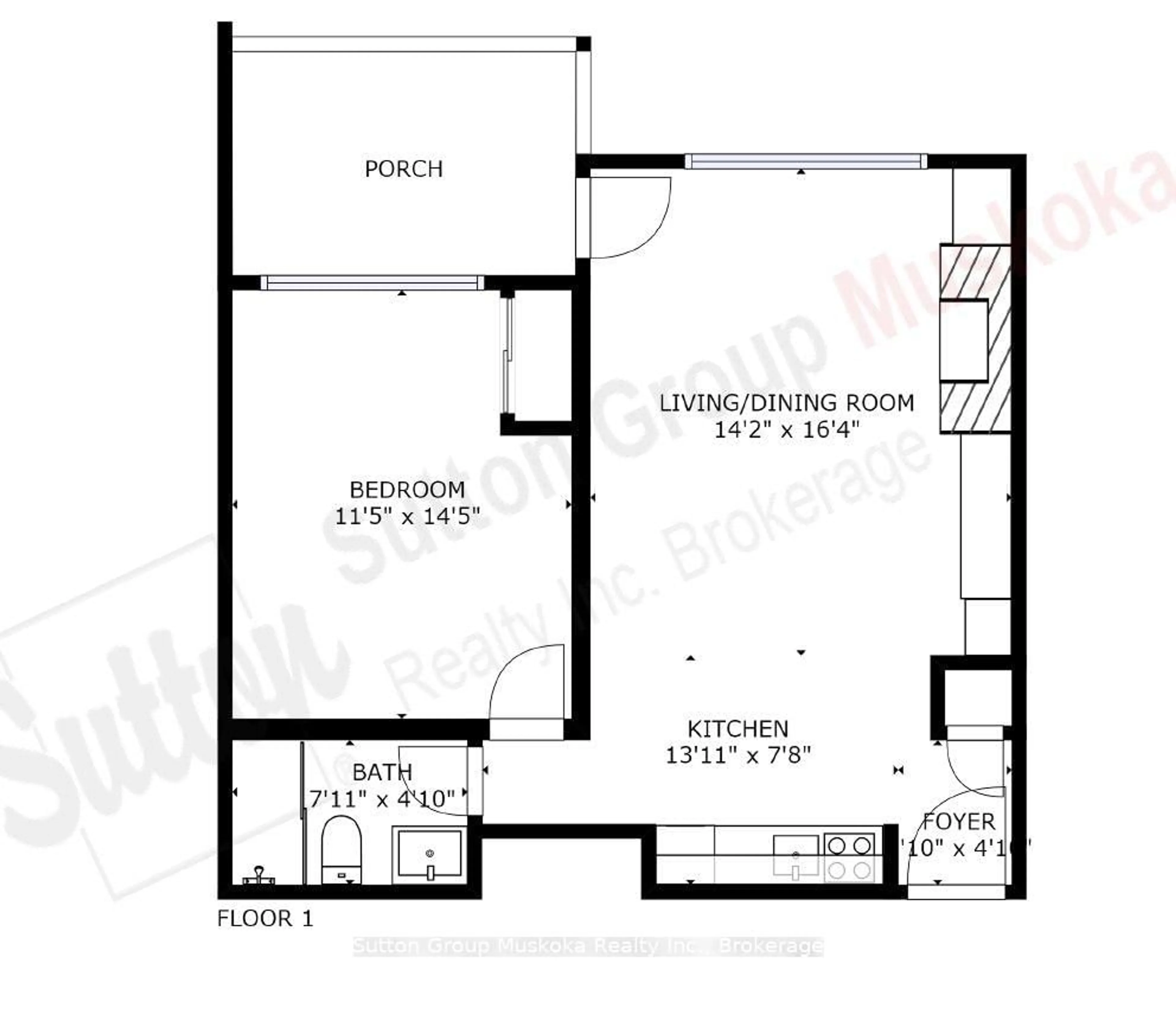 Floor plan for 52-205 Deerhurst Dr, Huntsville Ontario P1H 2E8