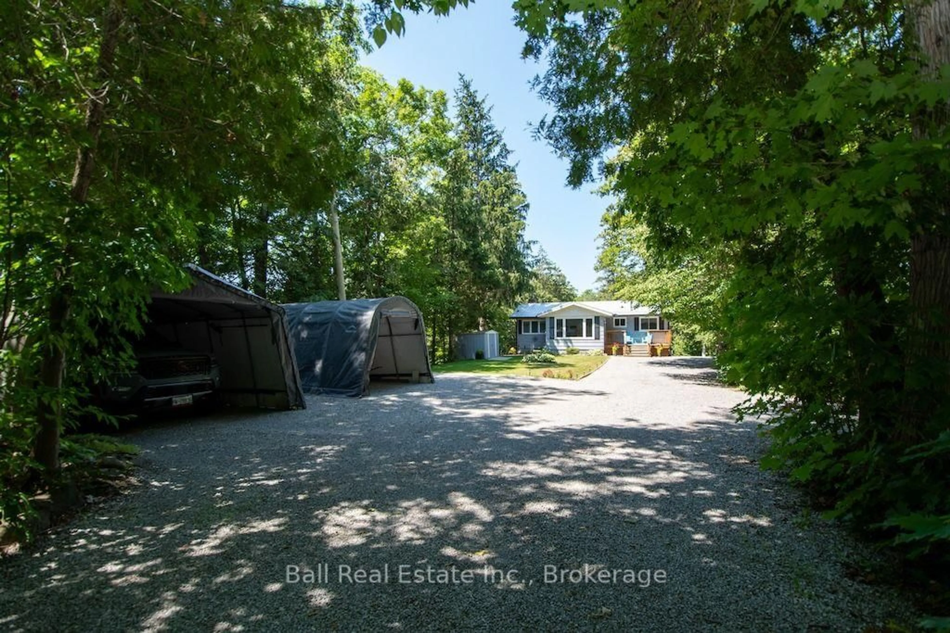 A pic from outside/outdoor area/front of a property/back of a property/a pic from drone, street for 71 Grantsville Tr, Trent Lakes Ontario K0L 1J0