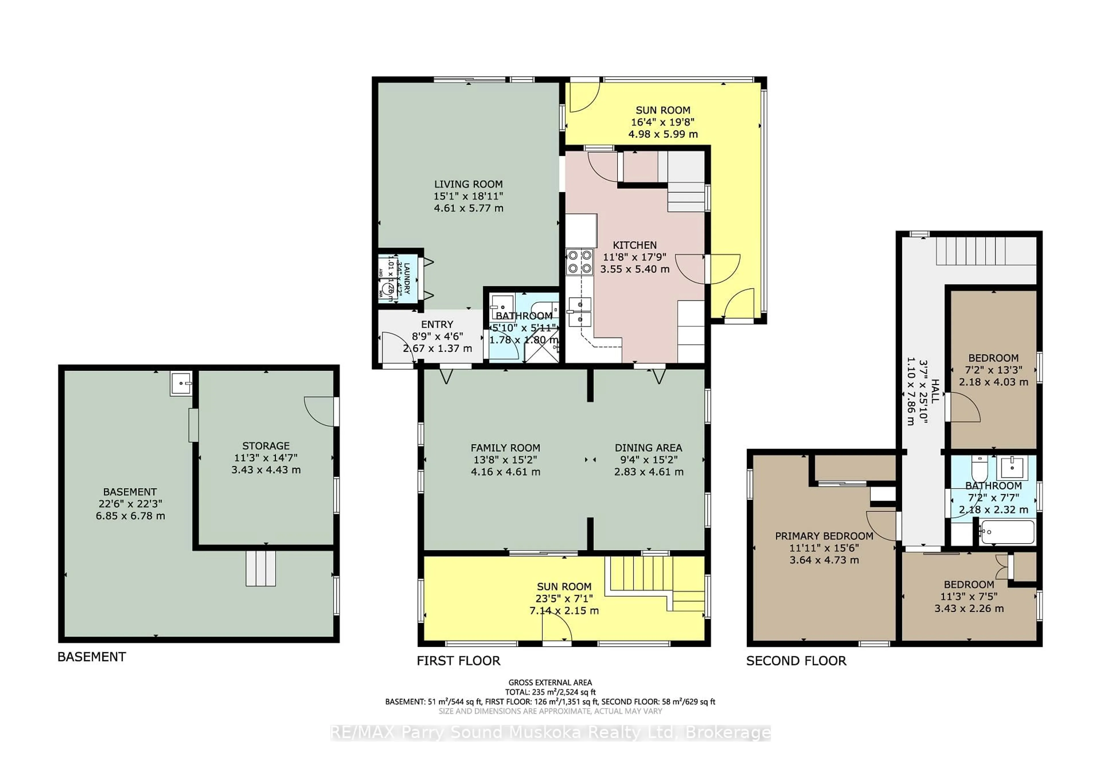 Floor plan for 6 Prospect St, Parry Sound Ontario P2A 2B6