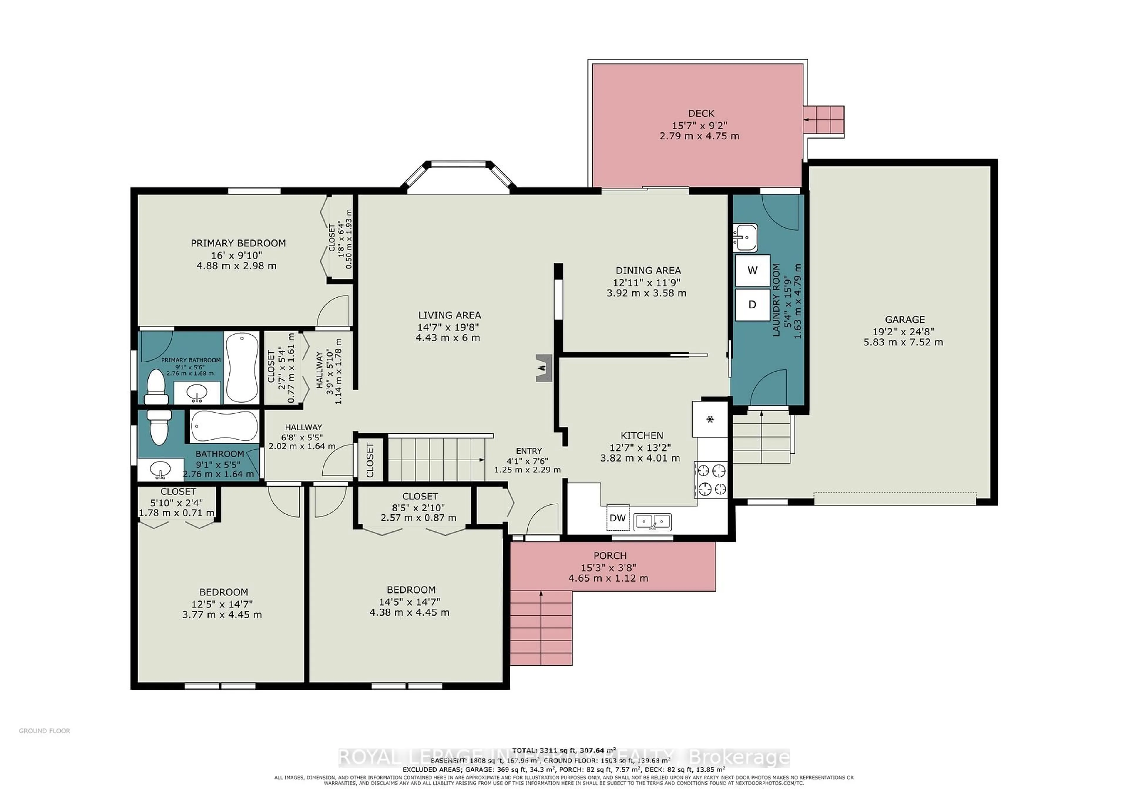 Floor plan for 19 Jessie Dr, Perth Ontario K7H 3J8