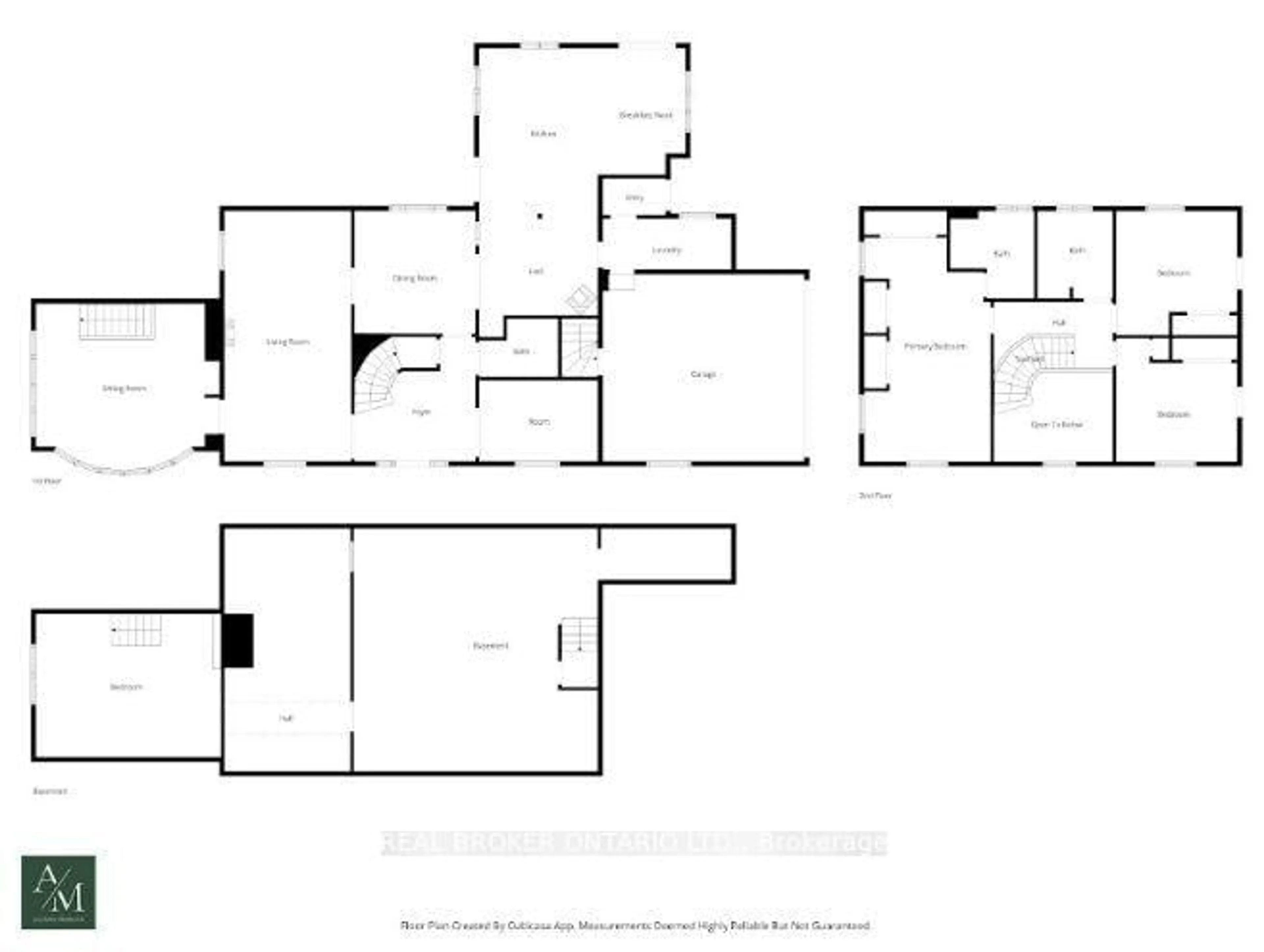 Floor plan for 345 Jerseyville Rd, Hamilton Ontario L9G 5C3