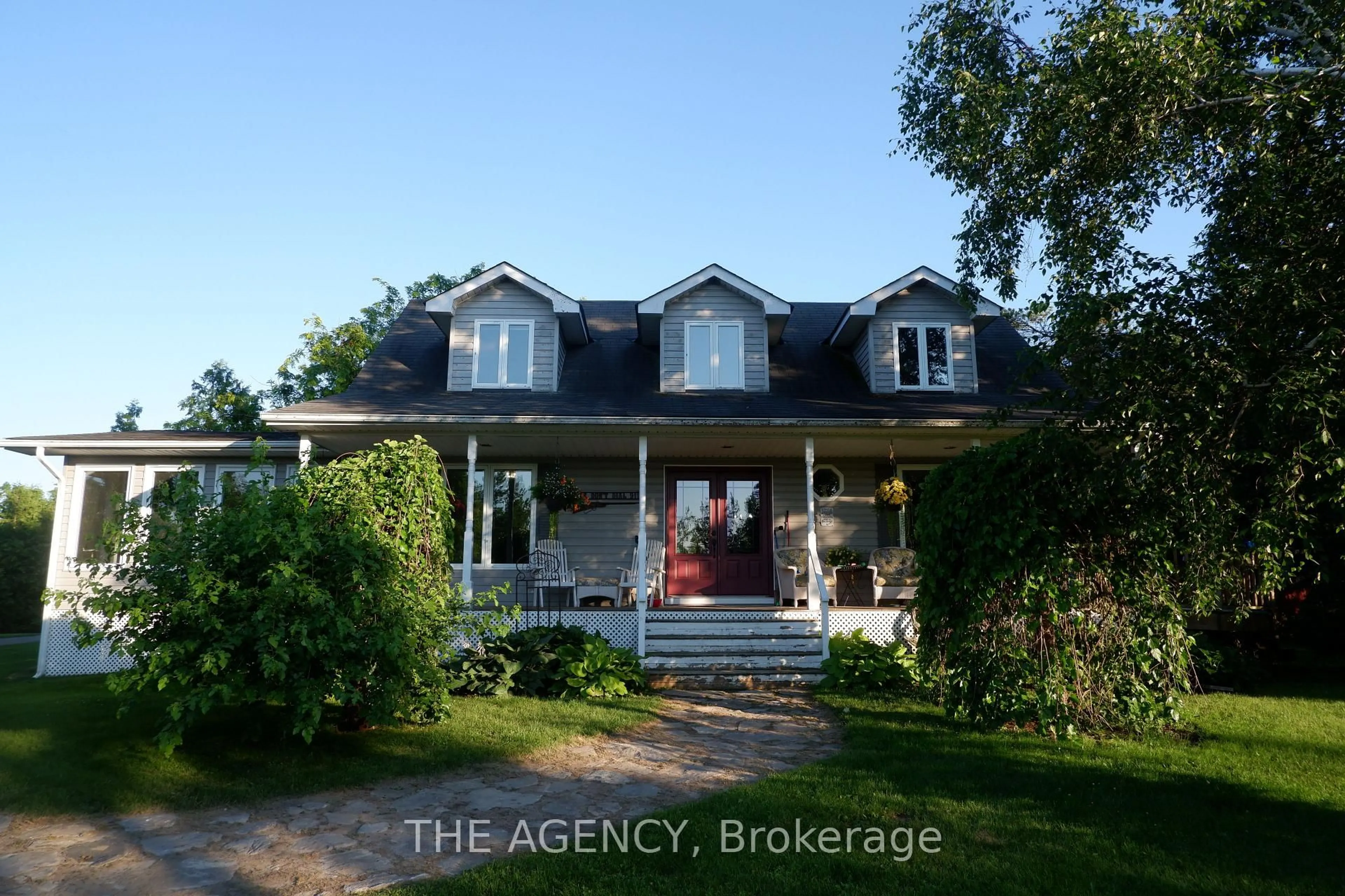 A pic from outside/outdoor area/front of a property/back of a property/a pic from drone, street for 268 YANKEE Line, Kawartha Lakes Ontario K0L 2W0