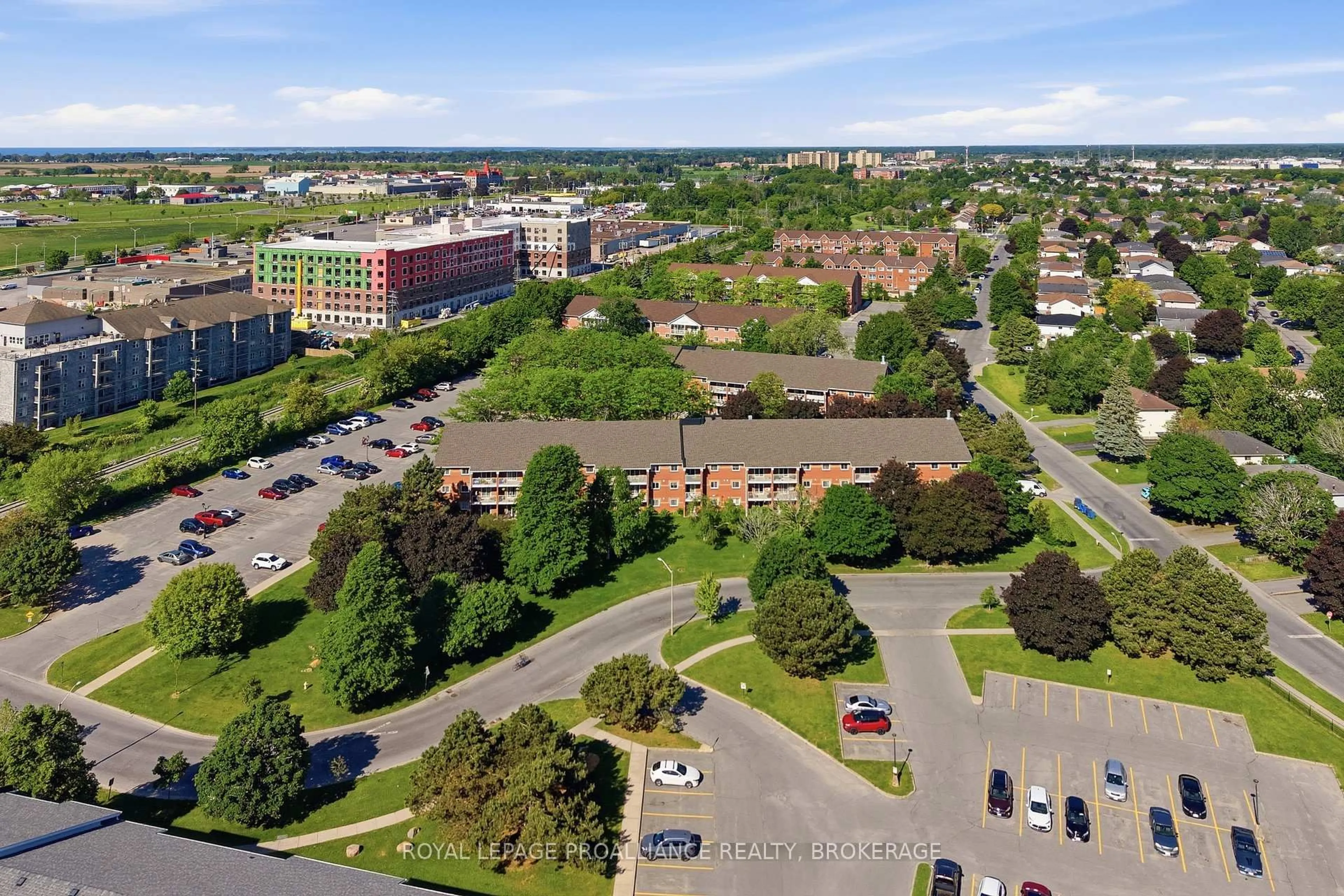 A pic from outside/outdoor area/front of a property/back of a property/a pic from drone, unknown for 573 Armstrong Rd #217, Kingston Ontario K7M 8J8