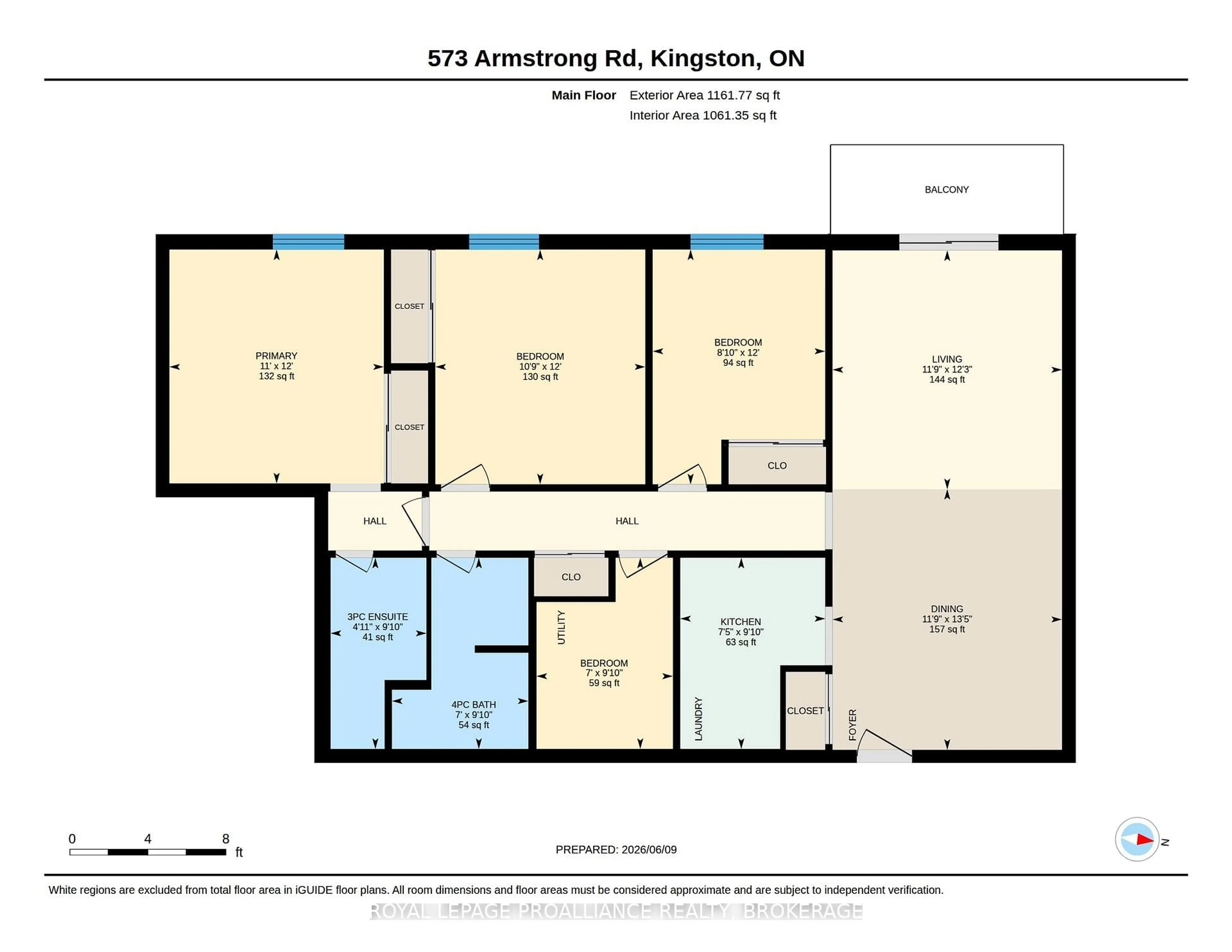 Floor plan for 573 Armstrong Rd #217, Kingston Ontario K7M 8J8