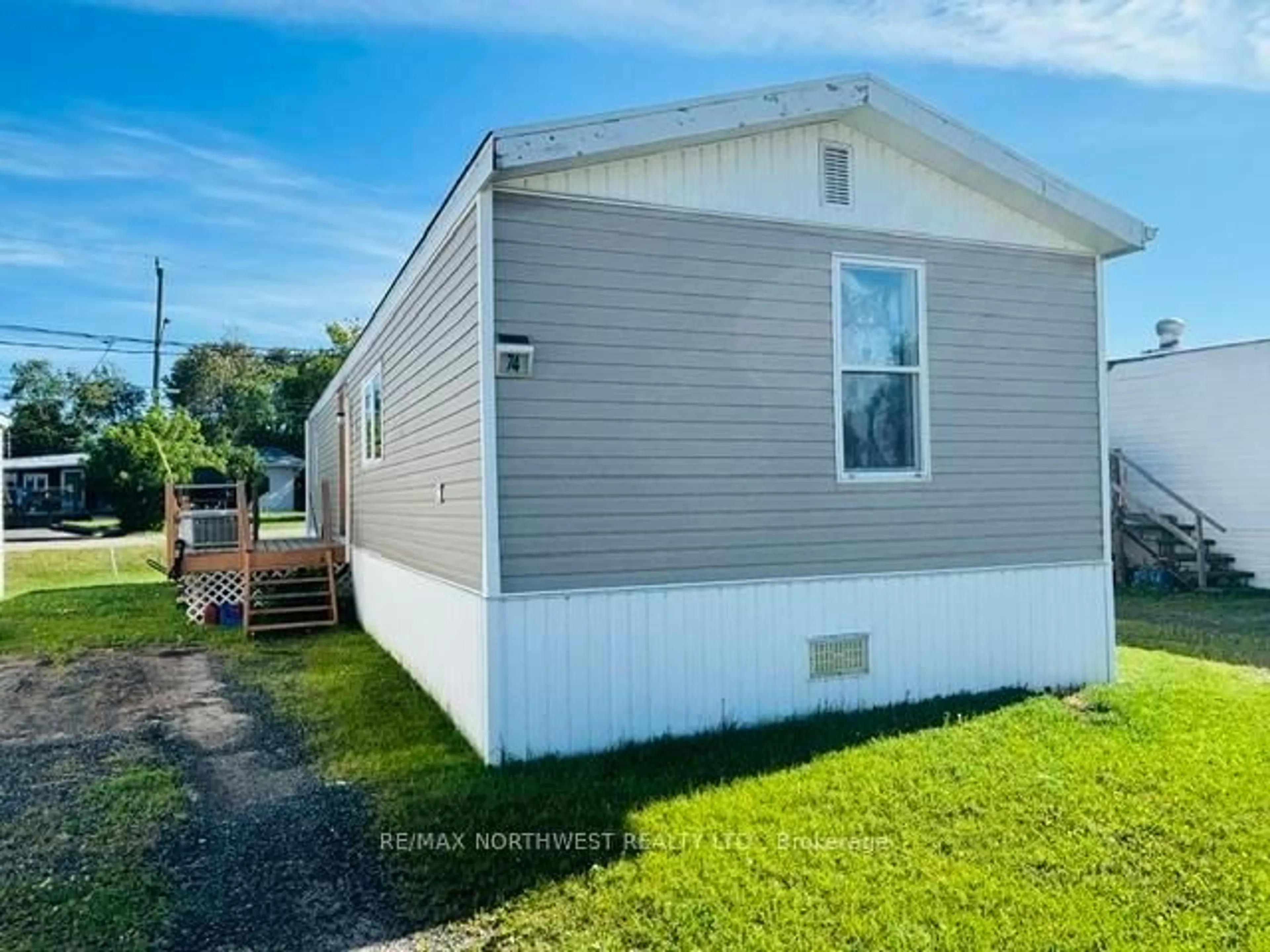 Home with vinyl exterior material, unknown for #74-478 Rabbit Lake Rd, Kenora Ontario P9N 4M7