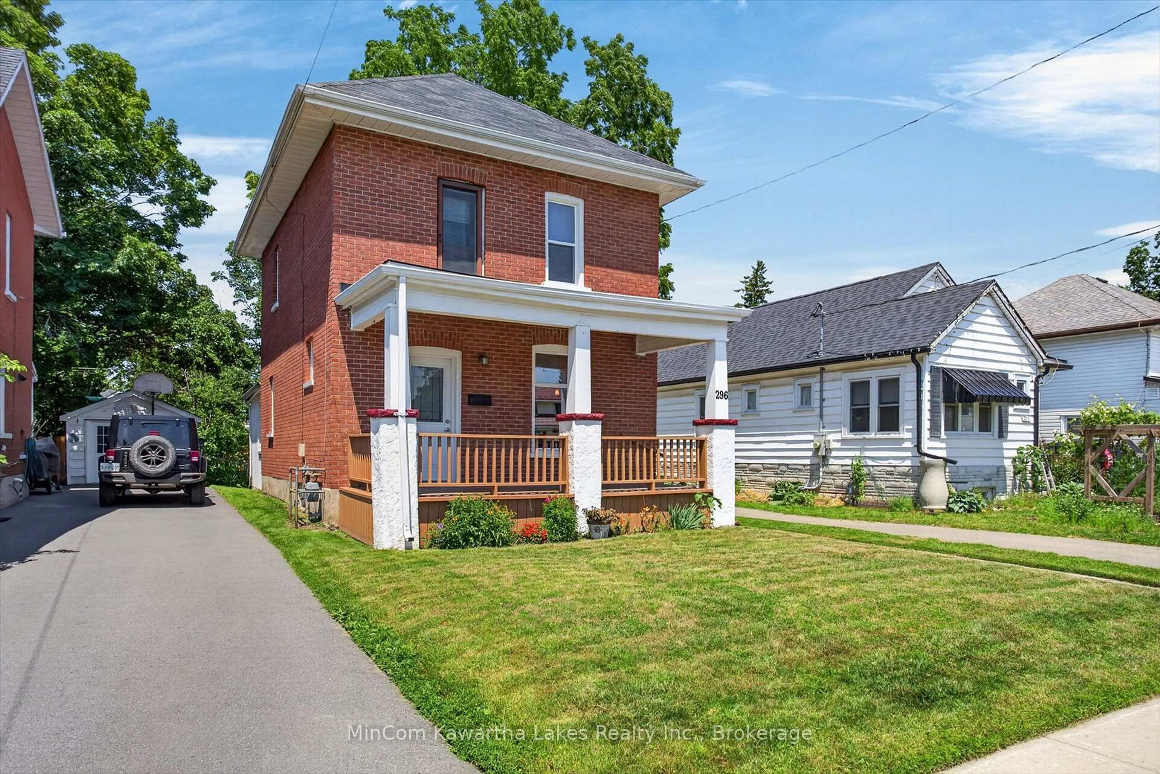 Home with brick exterior material, street for 296 Braidwood Ave, Peterborough Ontario K9J 1V3