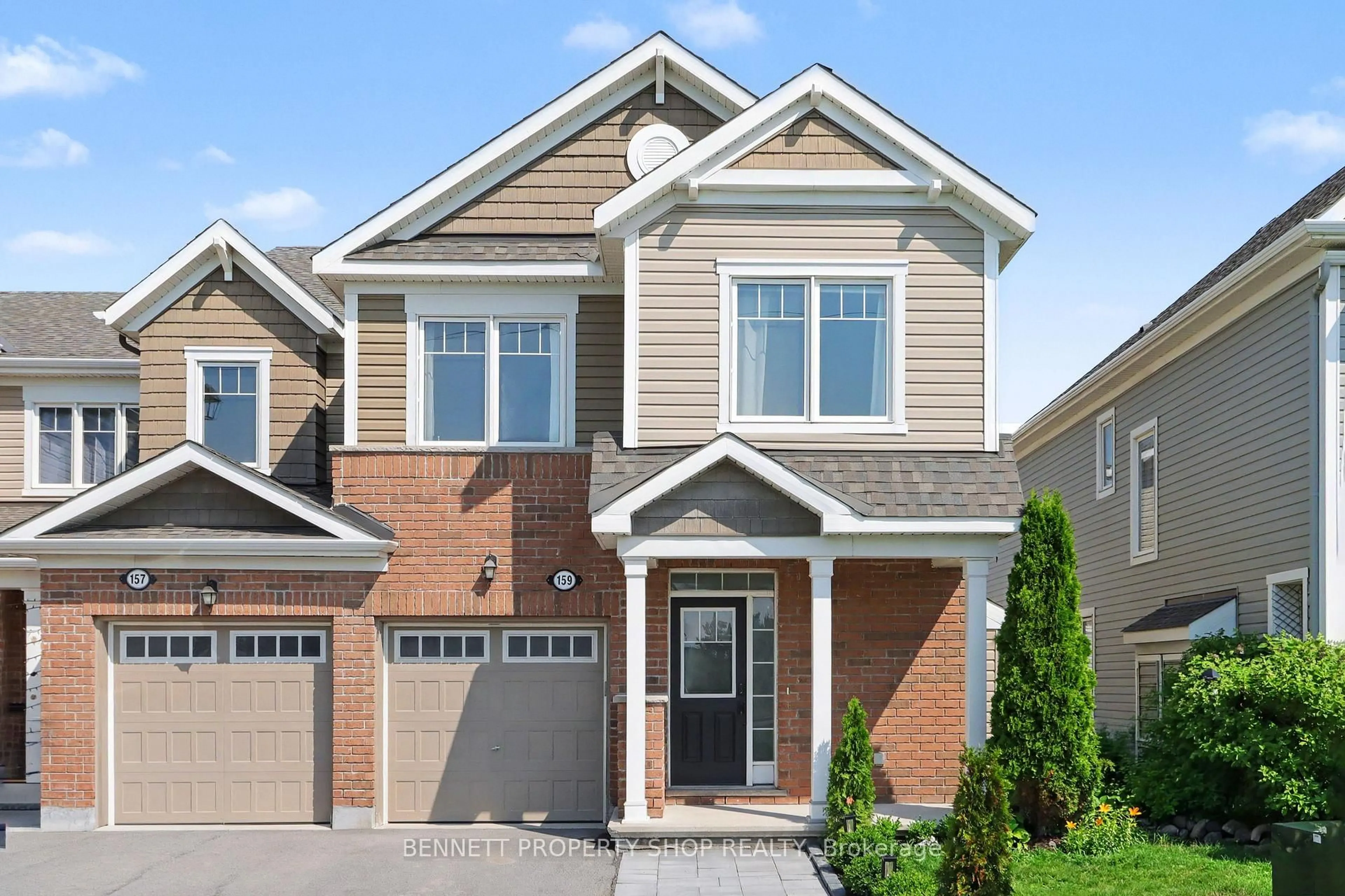 Home with brick exterior material, street for 159 Conifer Creek Circ, Ottawa Ontario K2M 0M2