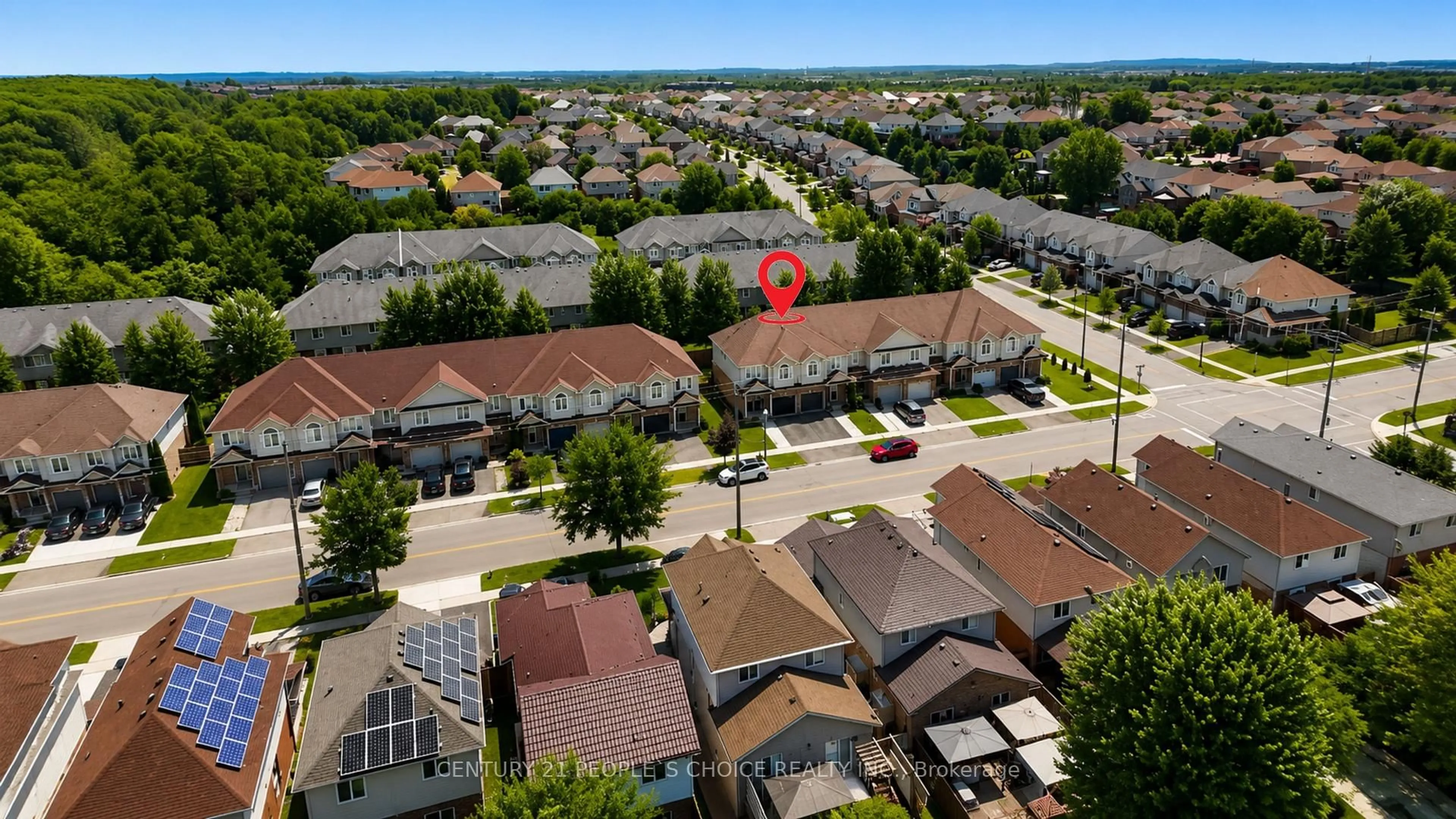 A pic from outside/outdoor area/front of a property/back of a property/a pic from drone, city buildings view from balcony for 504 Doon Dr, Kitchener Ontario N2P 2Z1