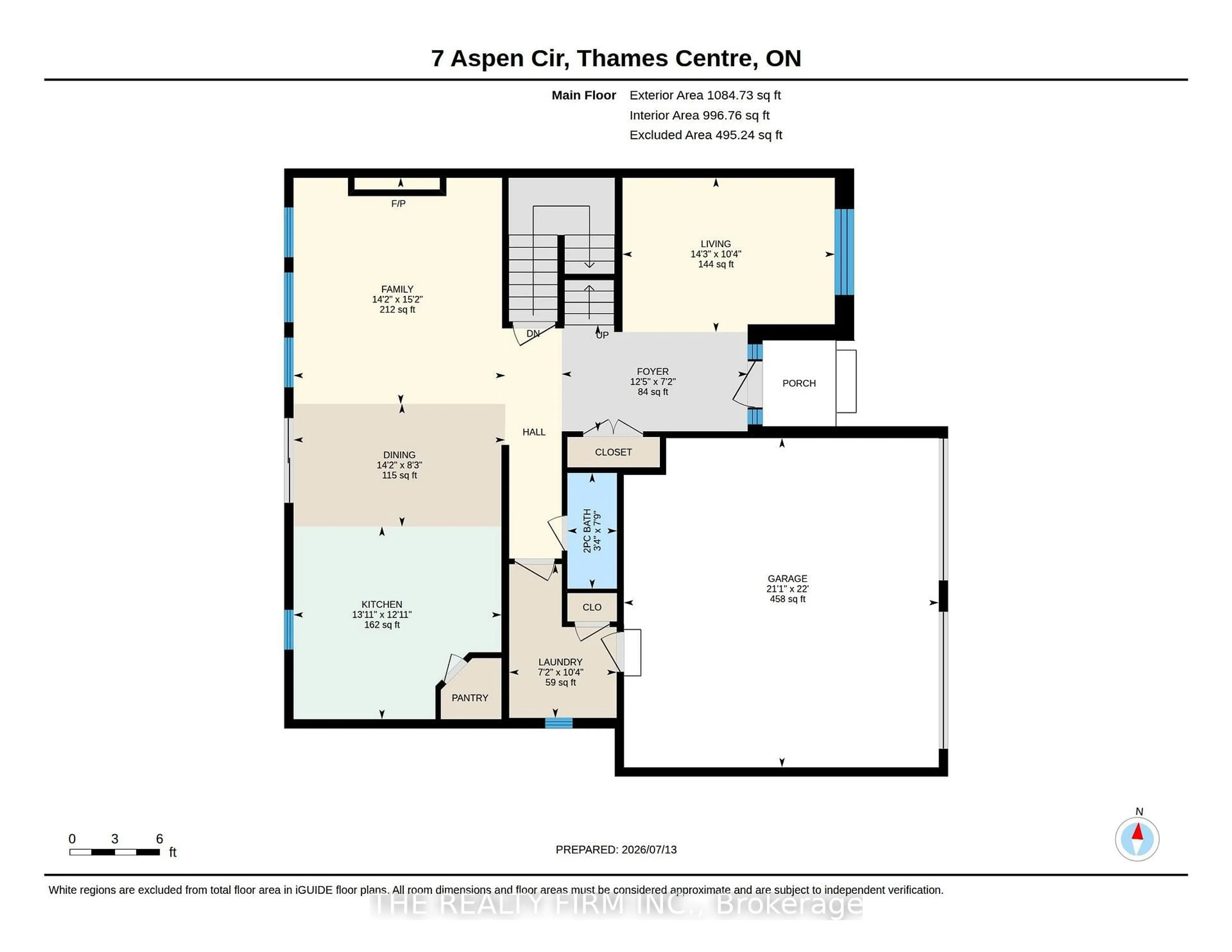 Floor plan for 7 Aspen Circ, Thames Centre Ontario N0M 0A4
