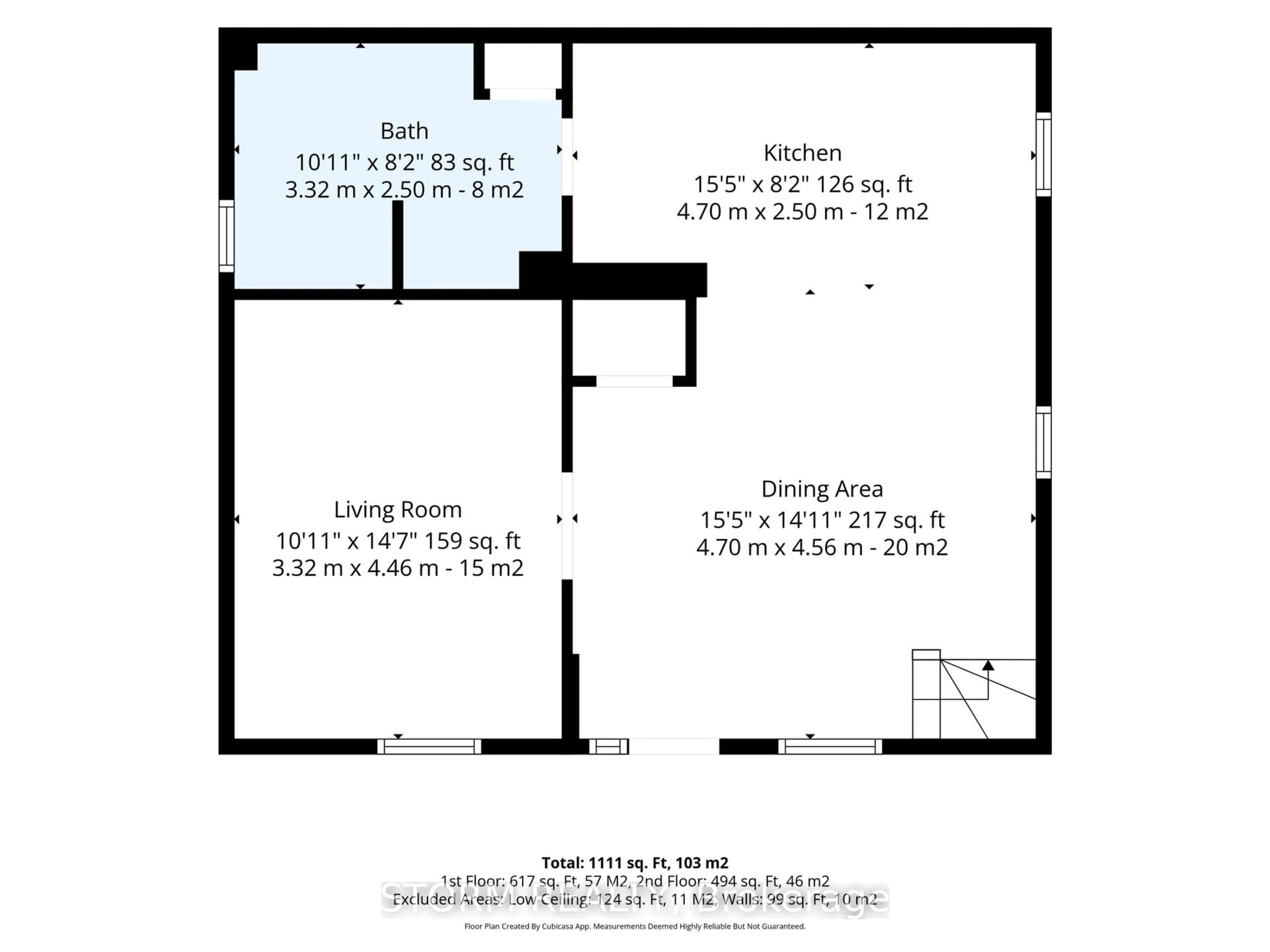 Floor plan for 17293 Myers Rd, South Stormont Ontario K0C 2A0