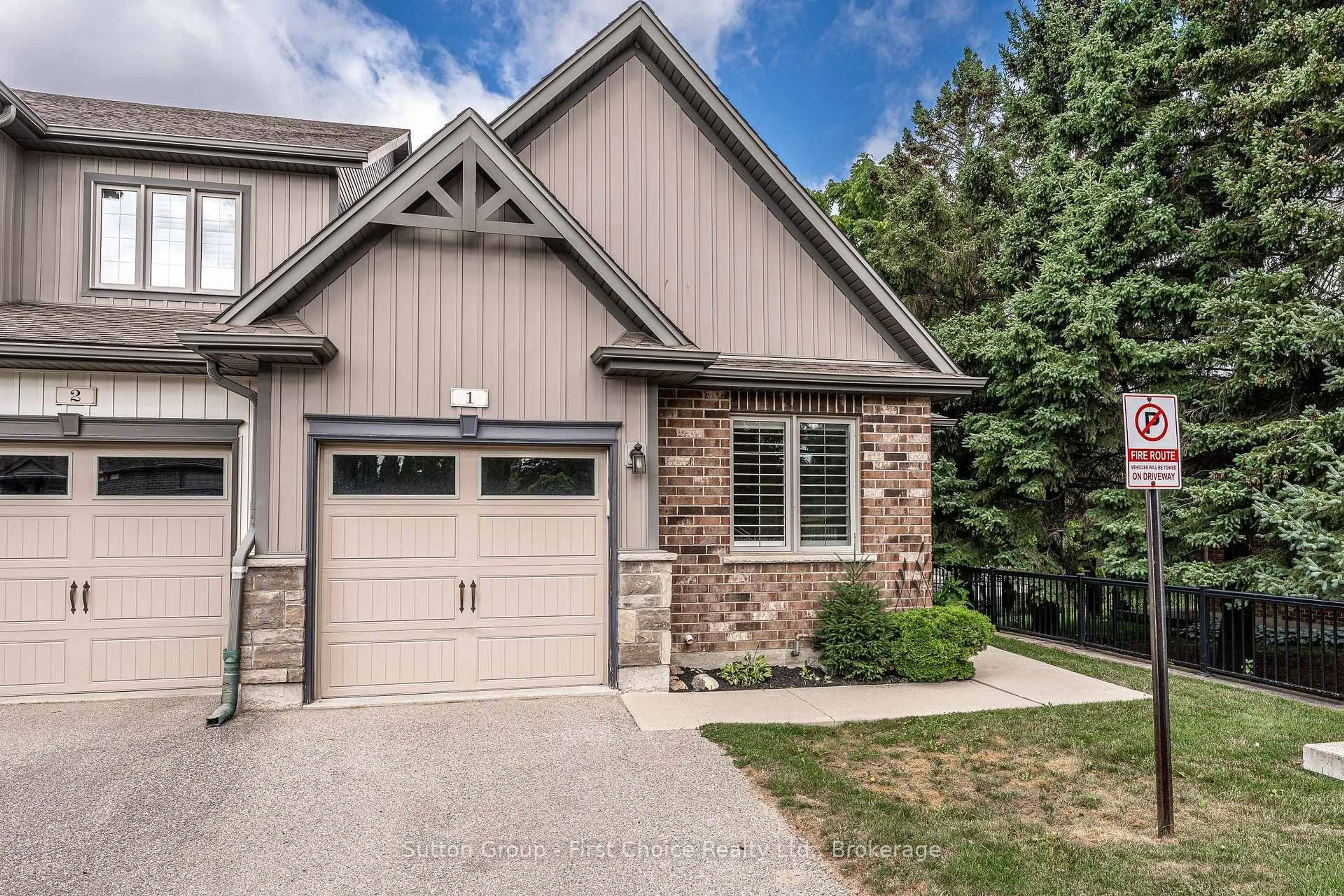 Home with brick exterior material, street for 55 Harrison St #1, Stratford Ontario N5A 0A4