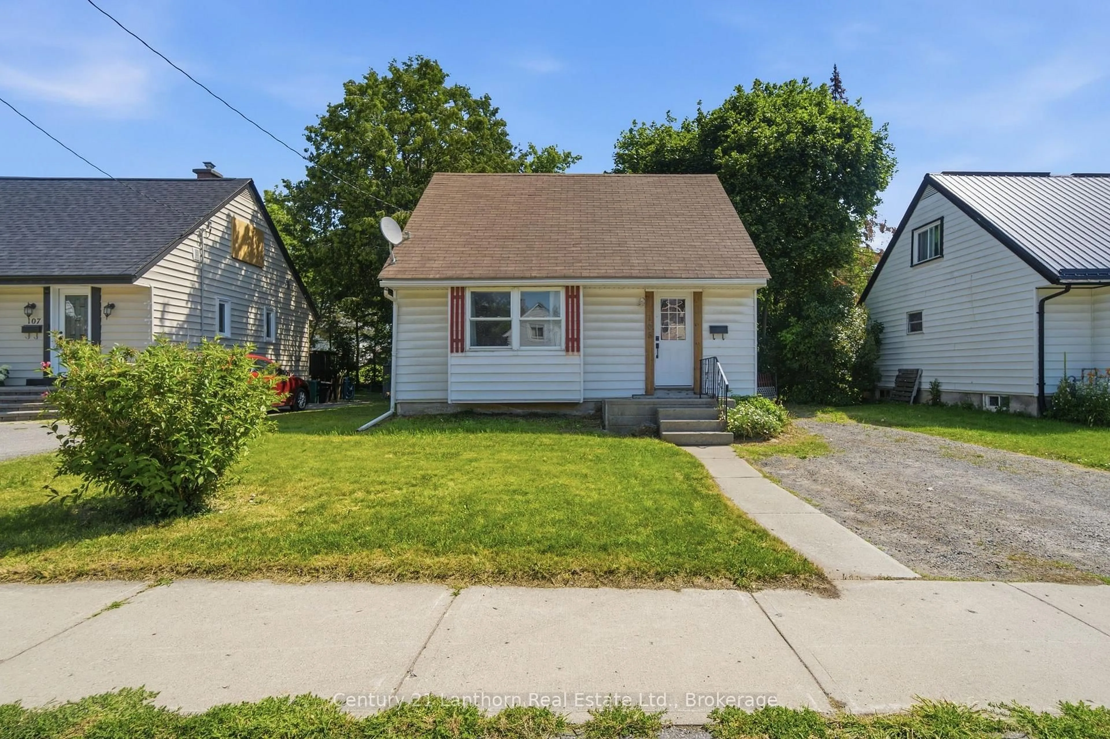 Home with vinyl exterior material, street for 105 Humewood Dr, Belleville Ontario K8N 4E5