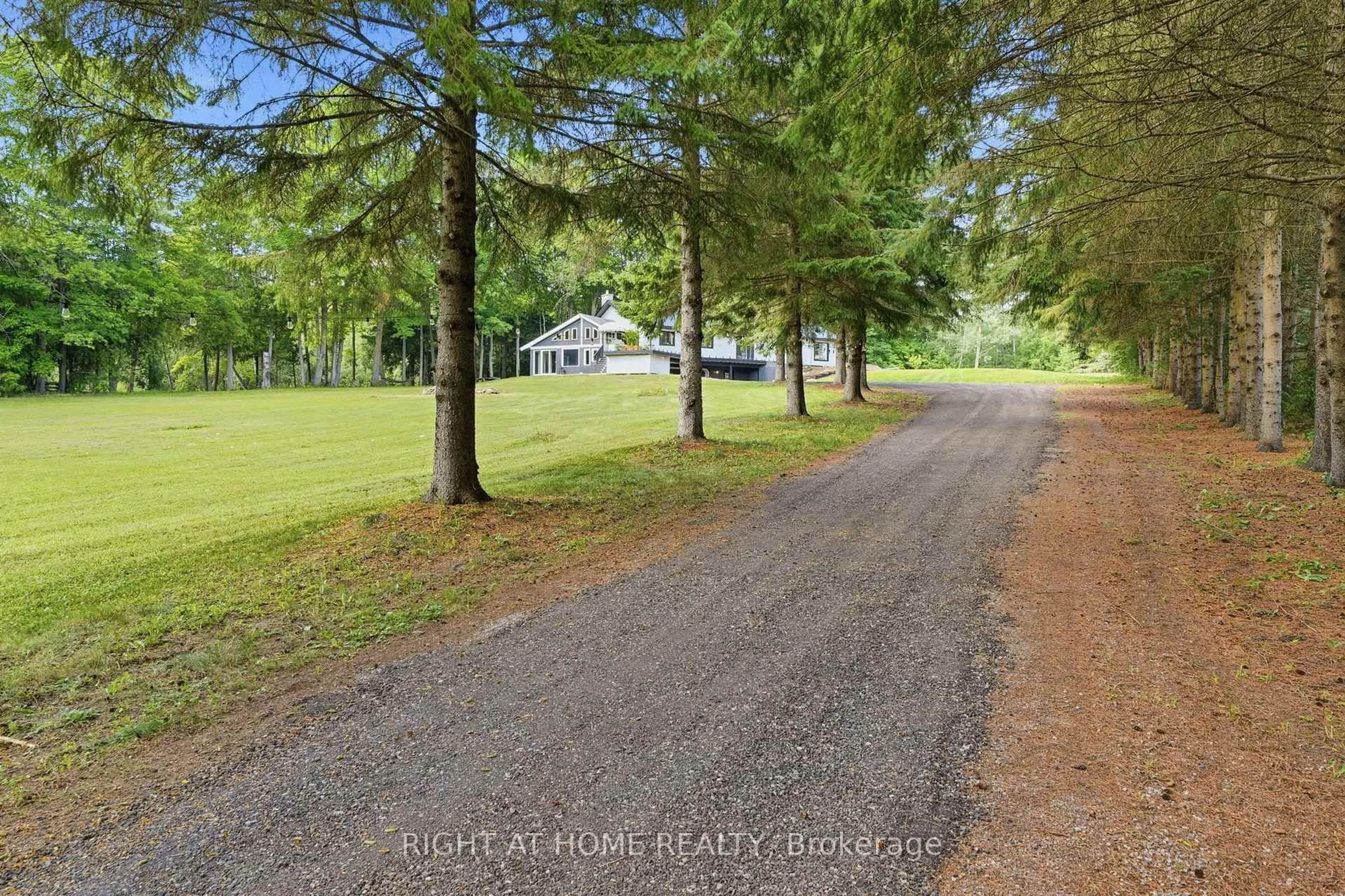 A pic from outside/outdoor area/front of a property/back of a property/a pic from drone, forest/trees view for 5609 4th Line, Erin Ontario N0B 1Z0