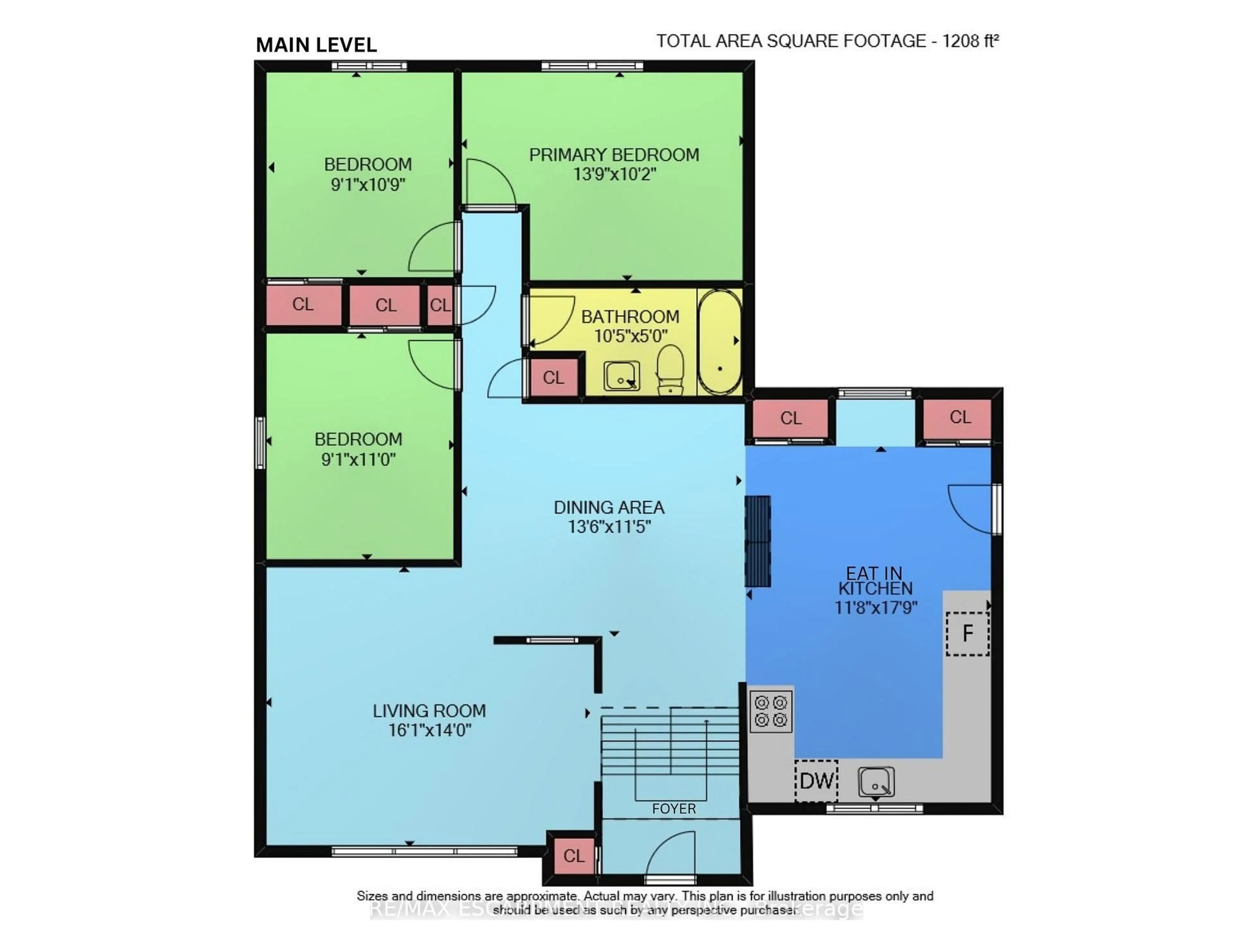 Floor plan for 96 Fielding Cres, Hamilton Ontario L8V 2P5