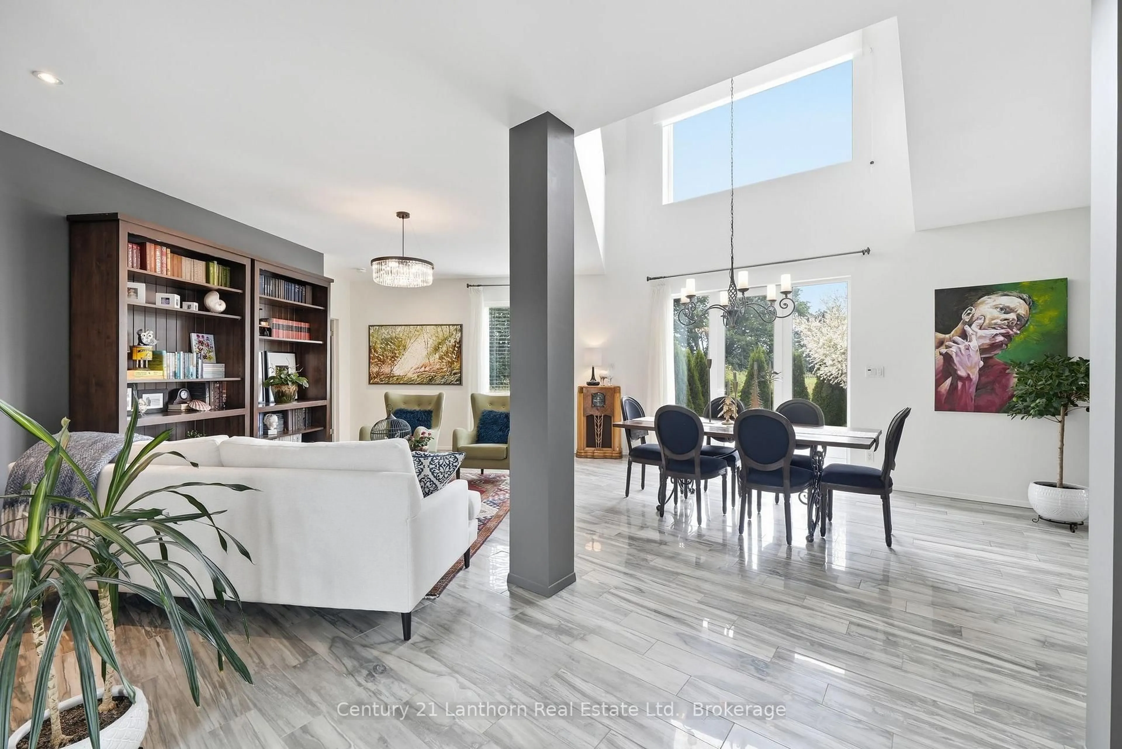 Living room with furniture, ceramic/tile floor for 275 Stinson Block Rd, Prince Edward County Ontario K0K 1T0