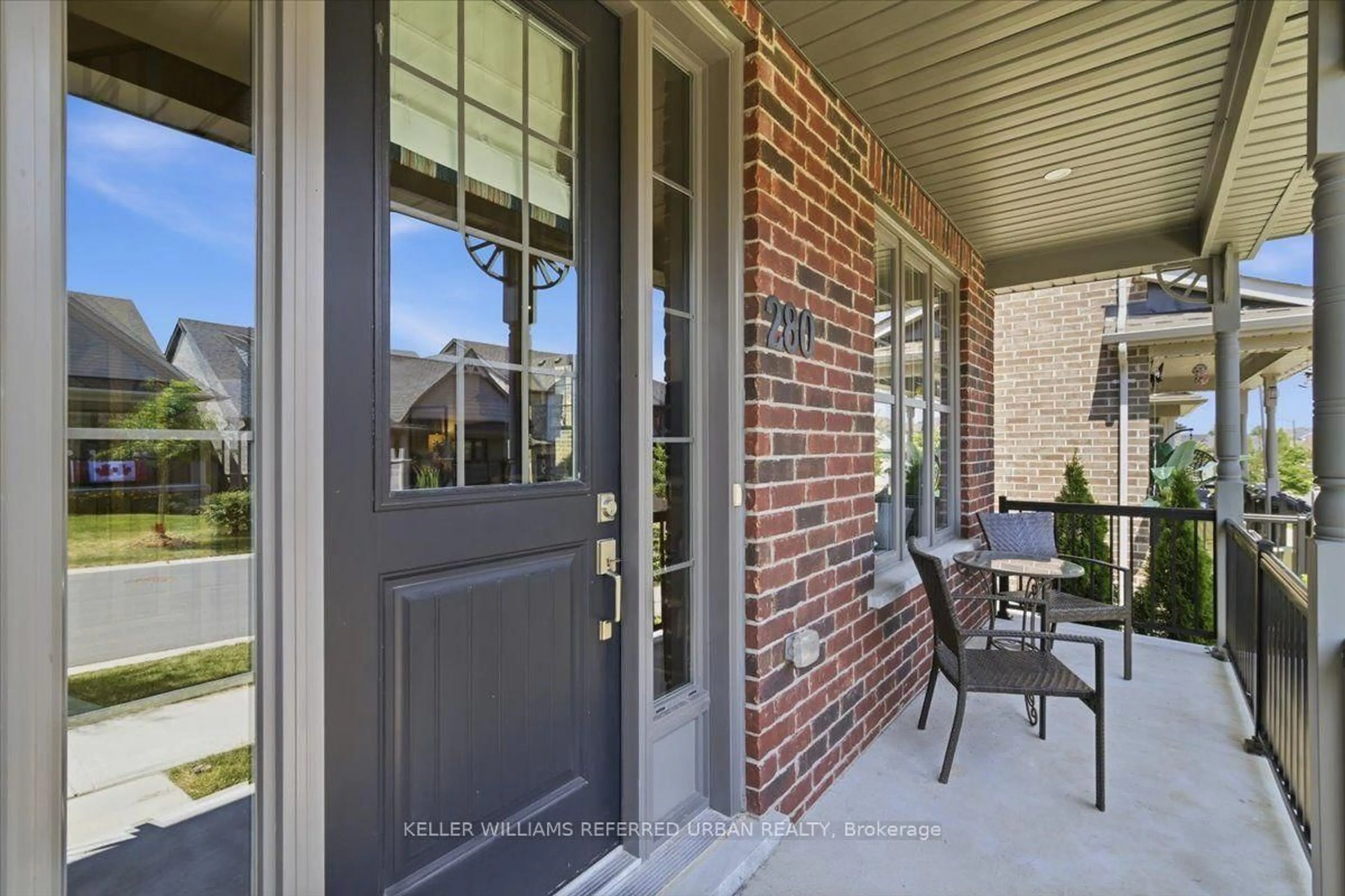 Home with brick exterior material, street for 280 Noftall Gdns, Peterborough Ontario K9H 0H9
