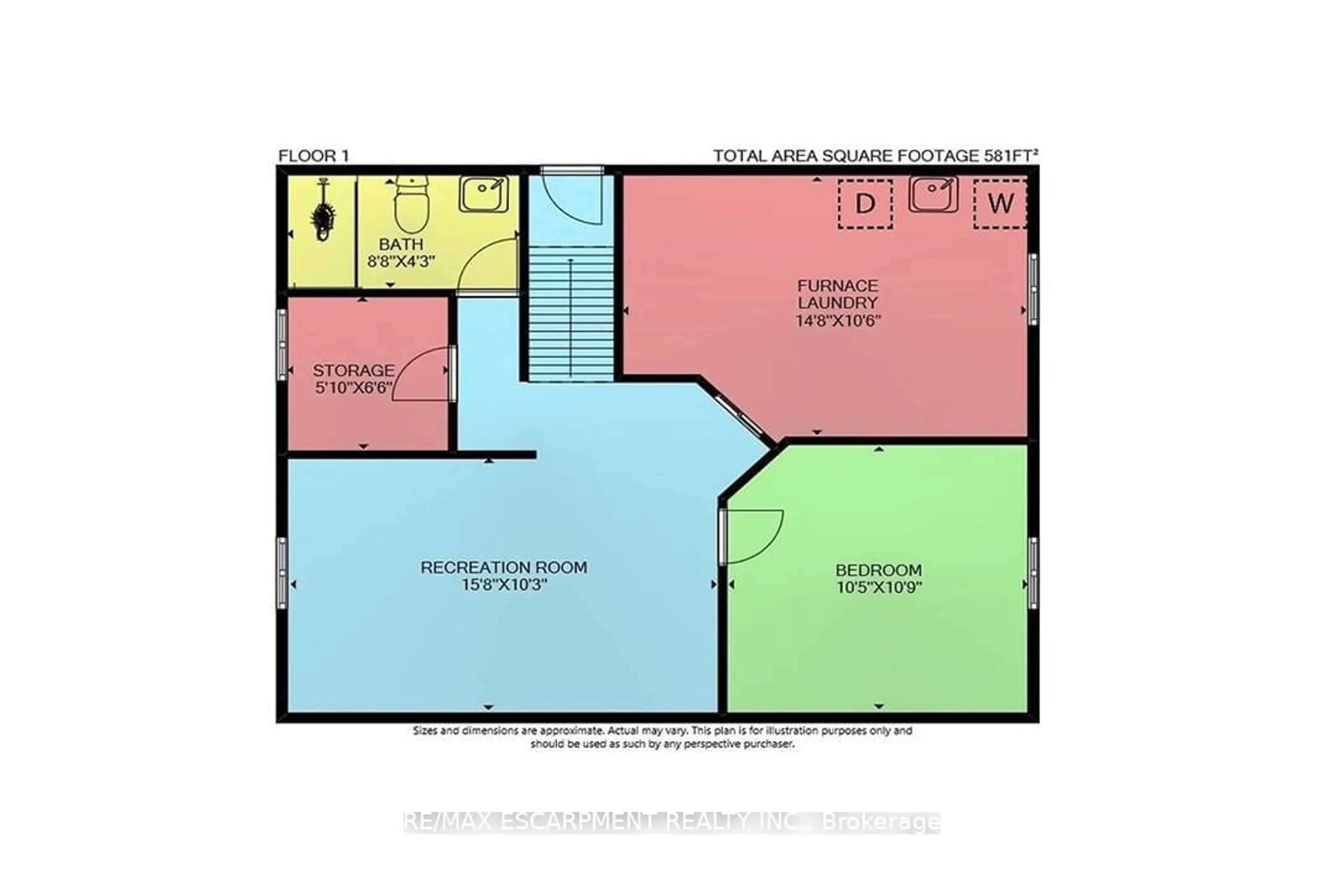 Floor plan for 181 Central Dr, Hamilton Ontario L9G 2A3