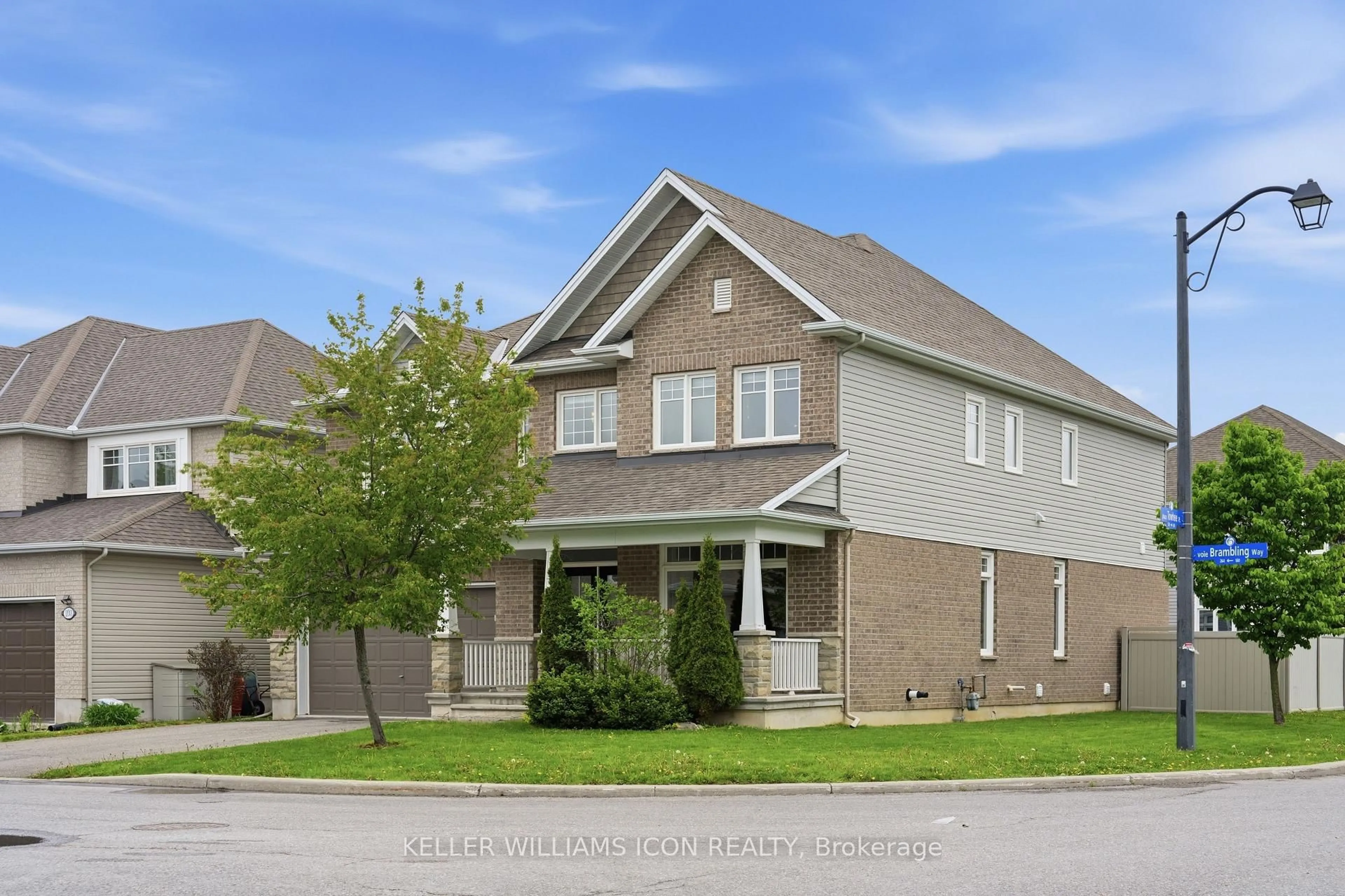 Home with brick exterior material, street for 101 Brambling Way, Ottawa Ontario K2J 5V3