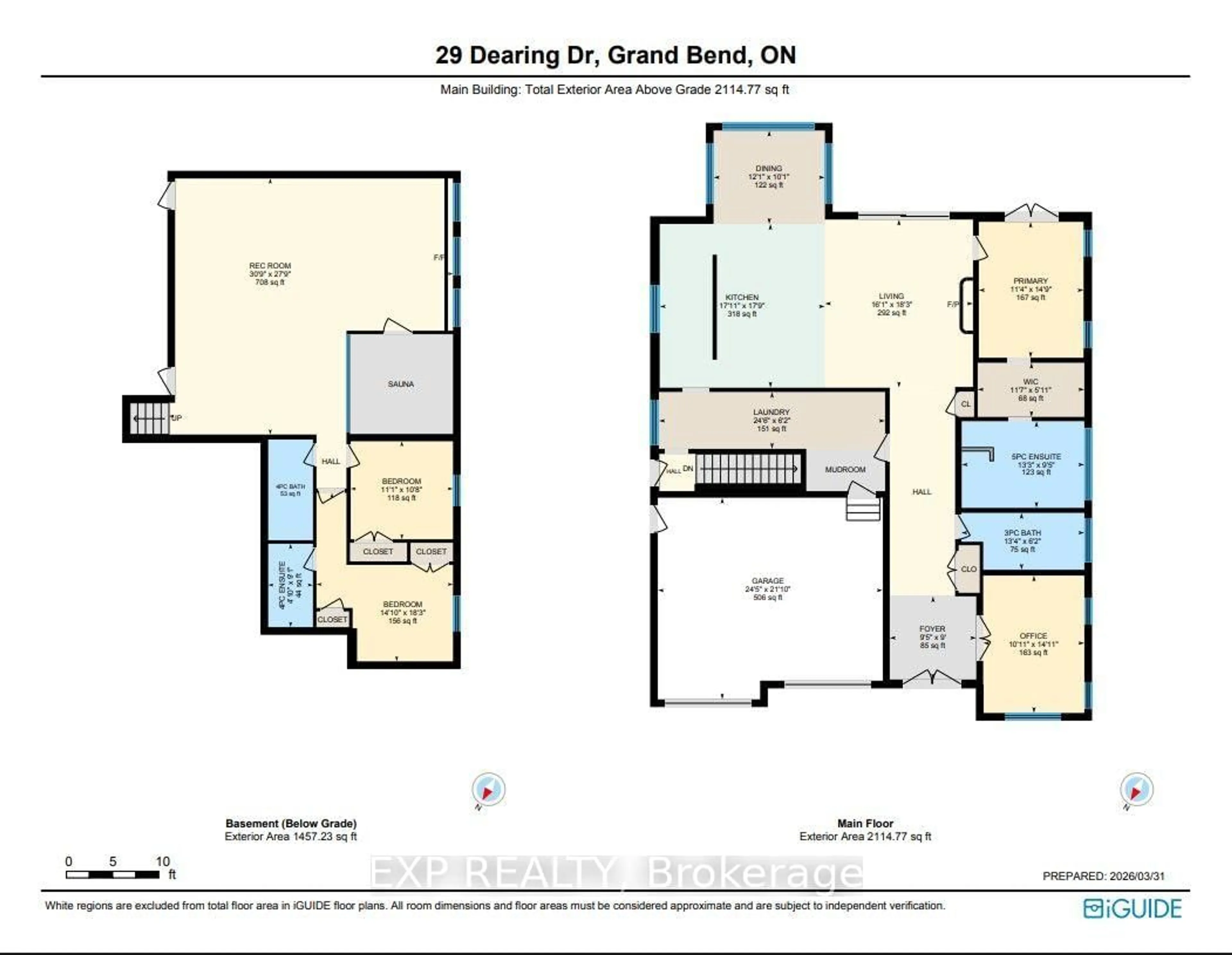 Floor plan for 29 Dearing Dr, Lambton Shores Ontario N0M 1T0