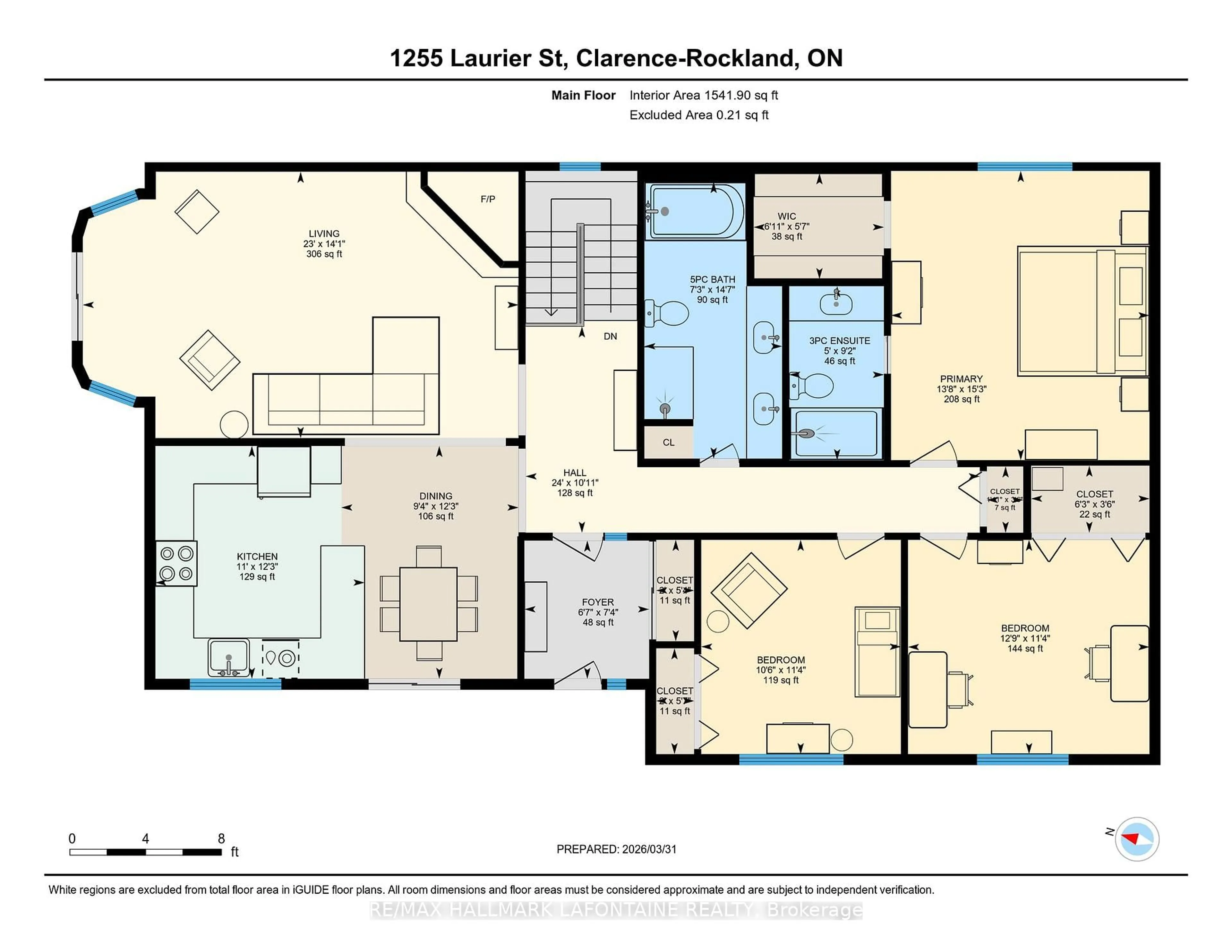 Floor plan for 1255 Laurier St, Clarence-Rockland Ontario K4K 1C4