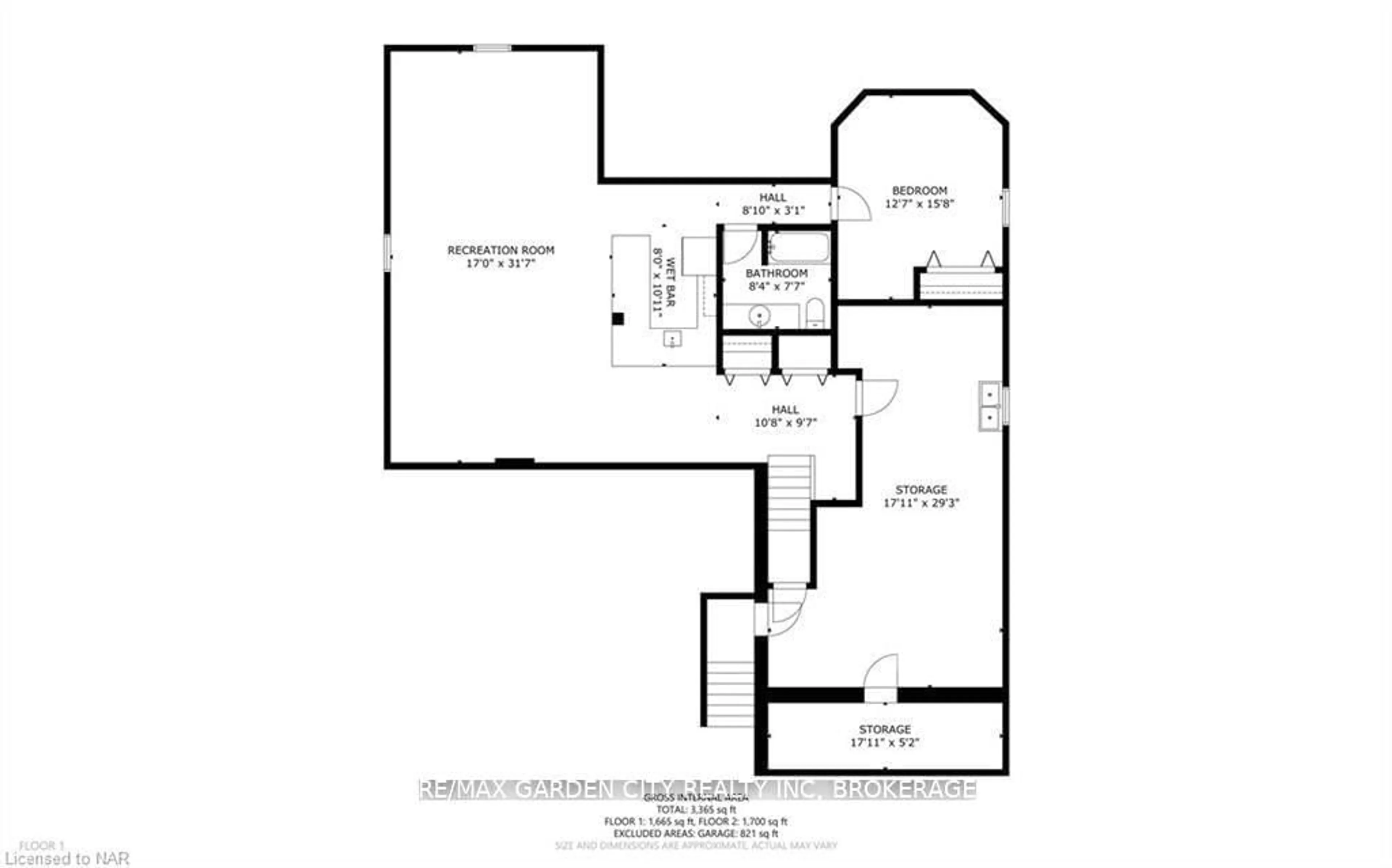 Floor plan for 100 Thorold Rd, Welland Ontario L3C 7A6