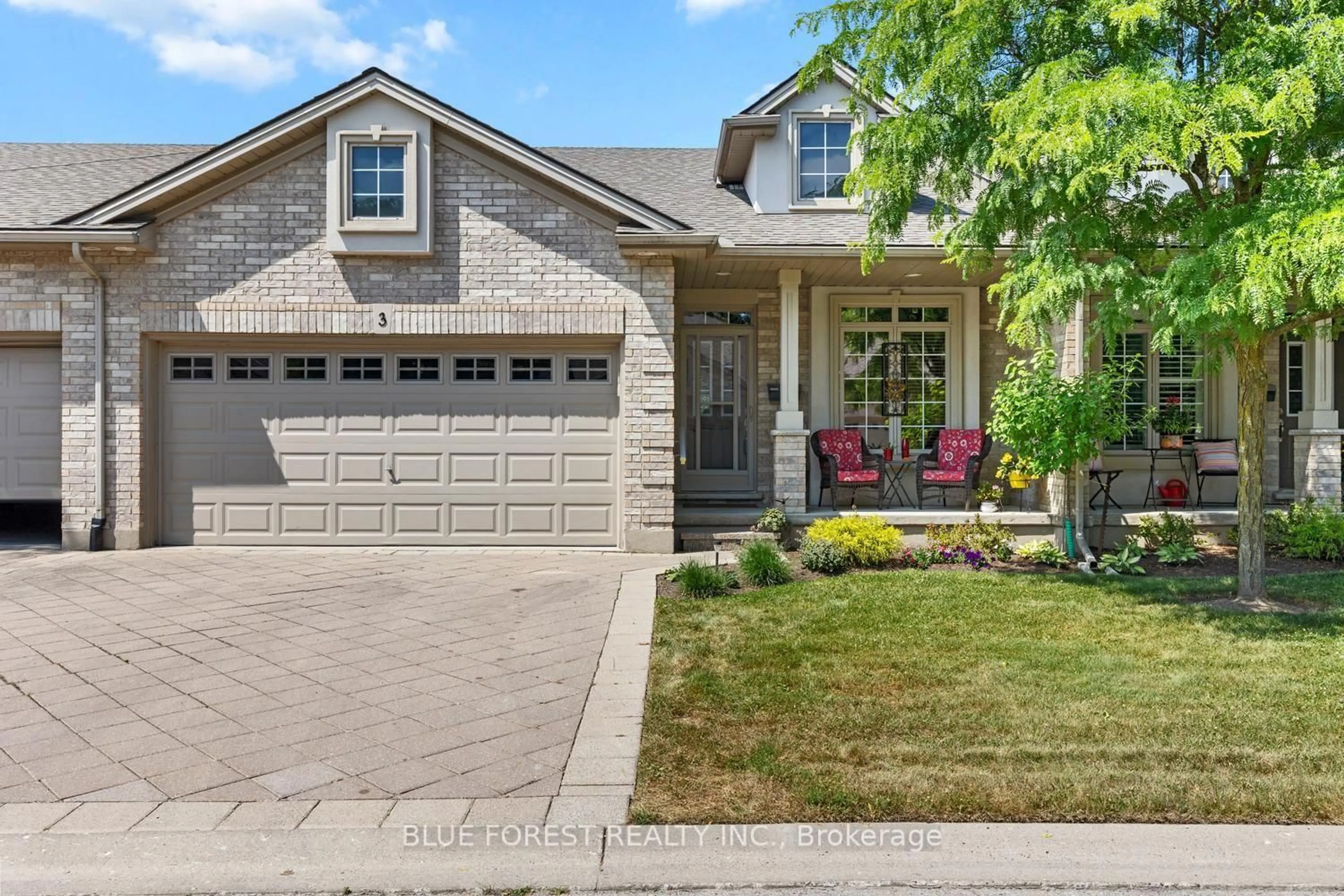 Home with brick exterior material, street for 1 St. John's Dr #3, Middlesex Centre Ontario N0M 1C0