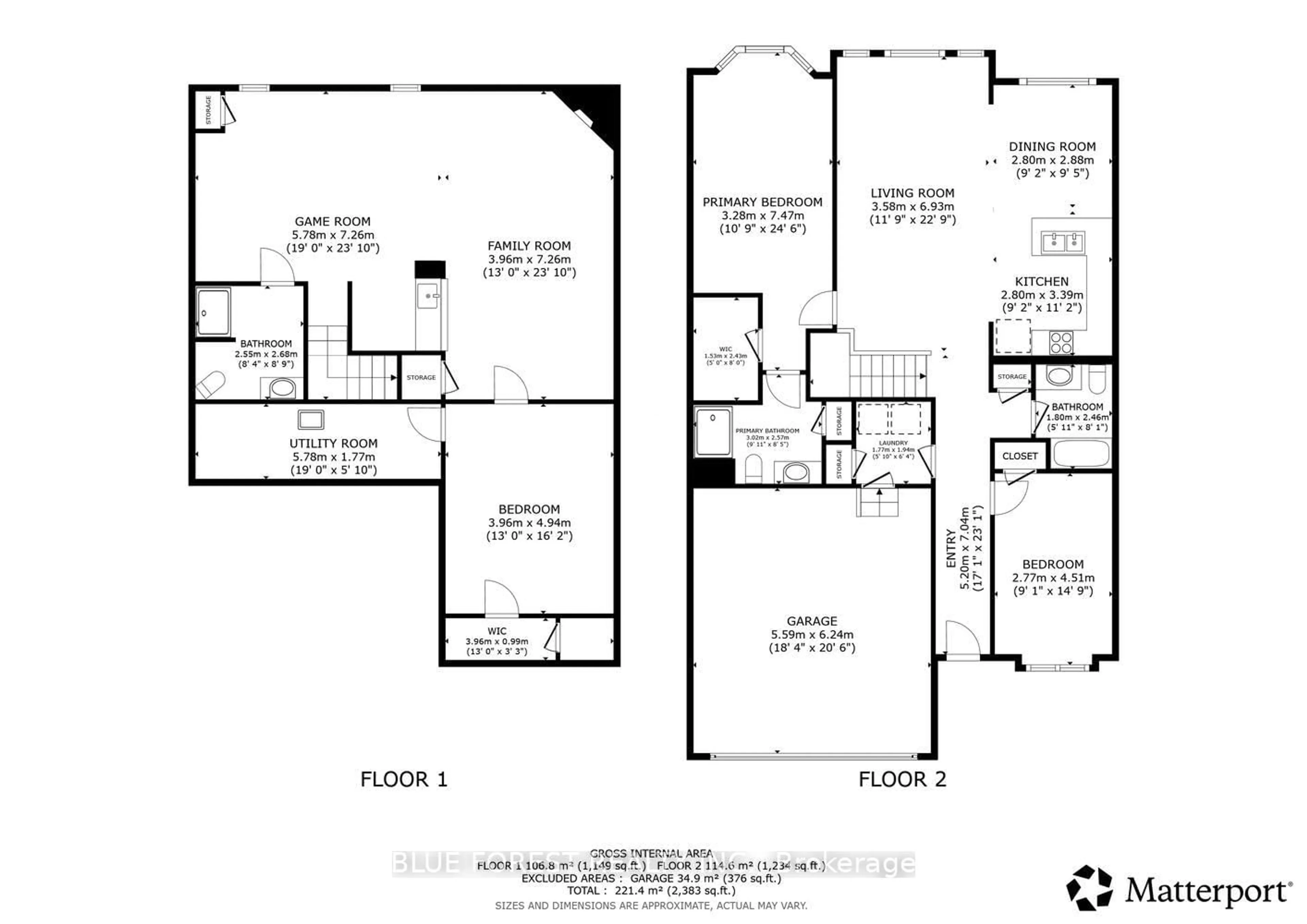 Floor plan for 1 St. John's Dr #3, Middlesex Centre Ontario N0M 1C0