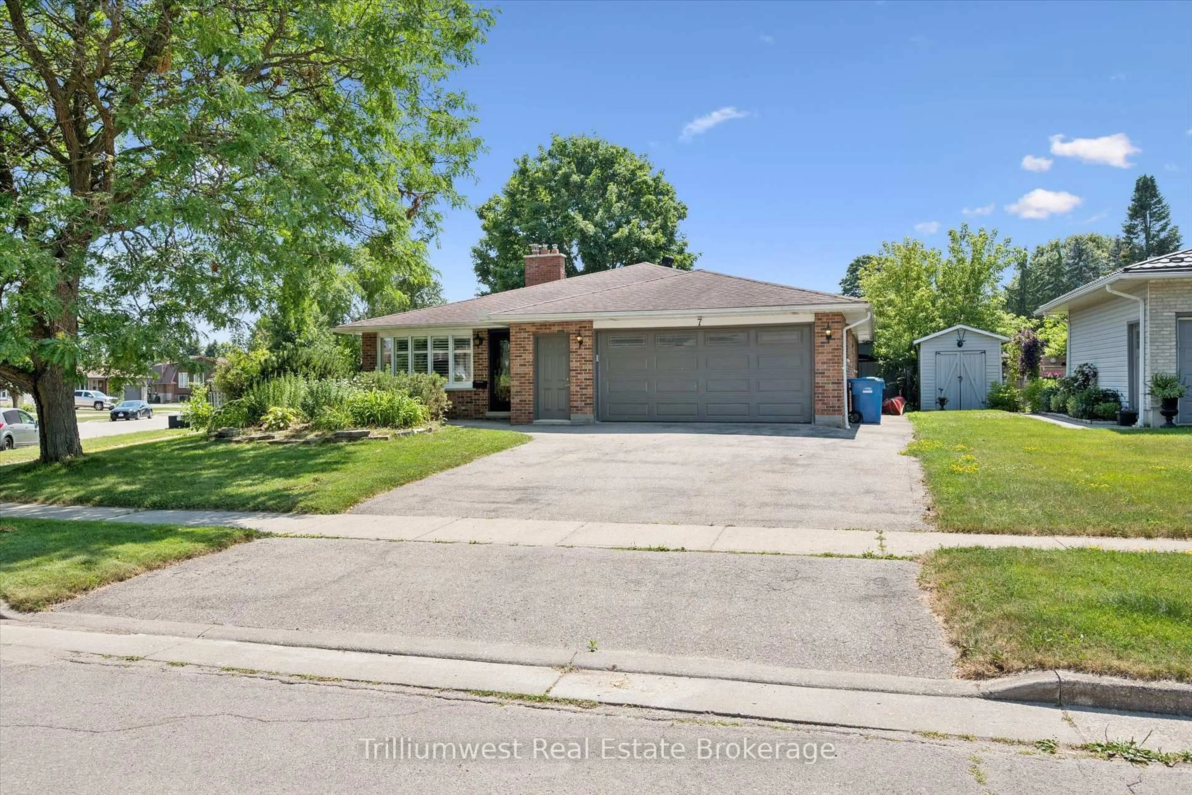 Home with brick exterior material, street for 7 Teakwood Pl, Guelph Ontario N1E 6G7