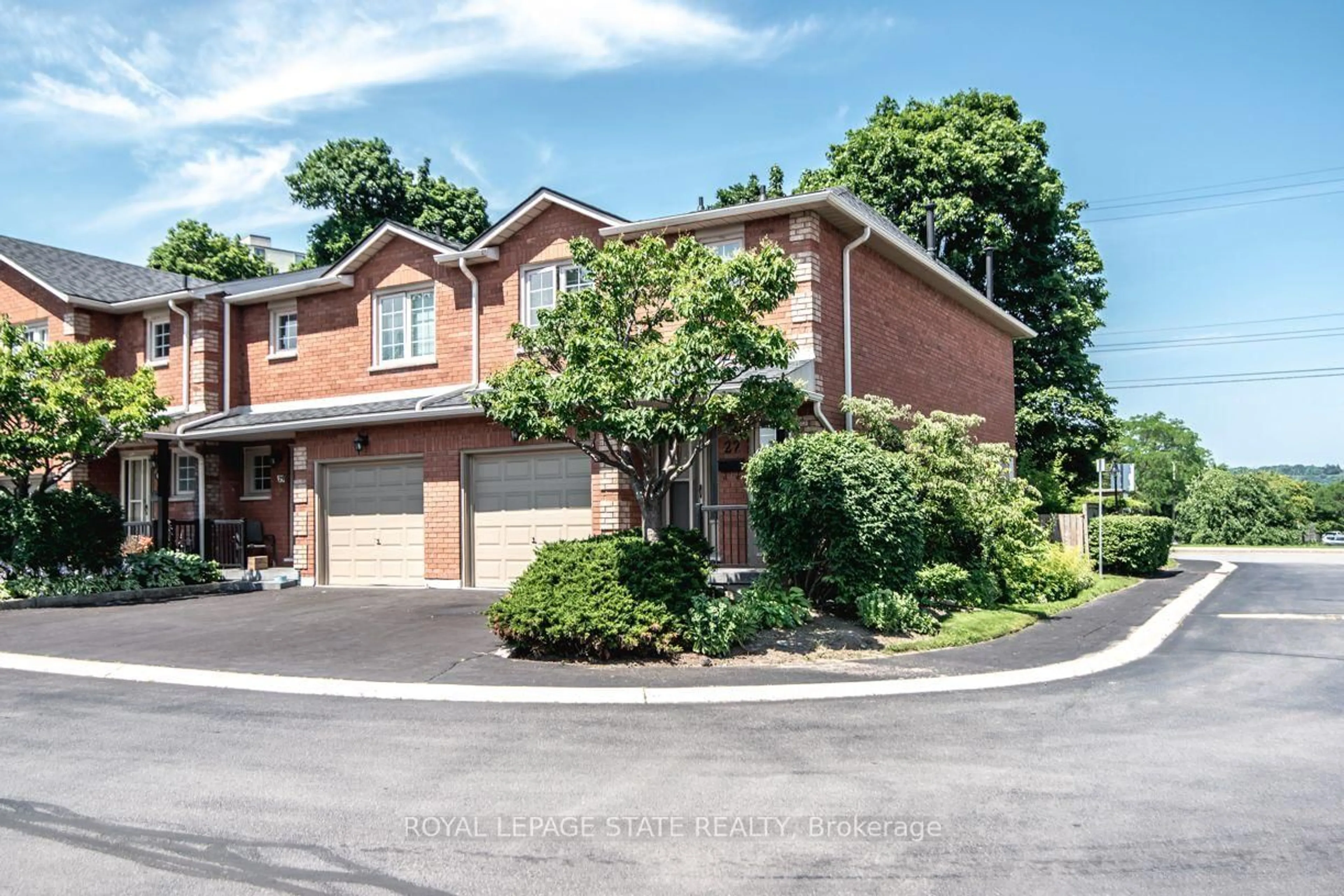 A pic from outside/outdoor area/front of a property/back of a property/a pic from drone, street for 255 Mount Albion Rd #22, Hamilton Ontario L8K 6P7