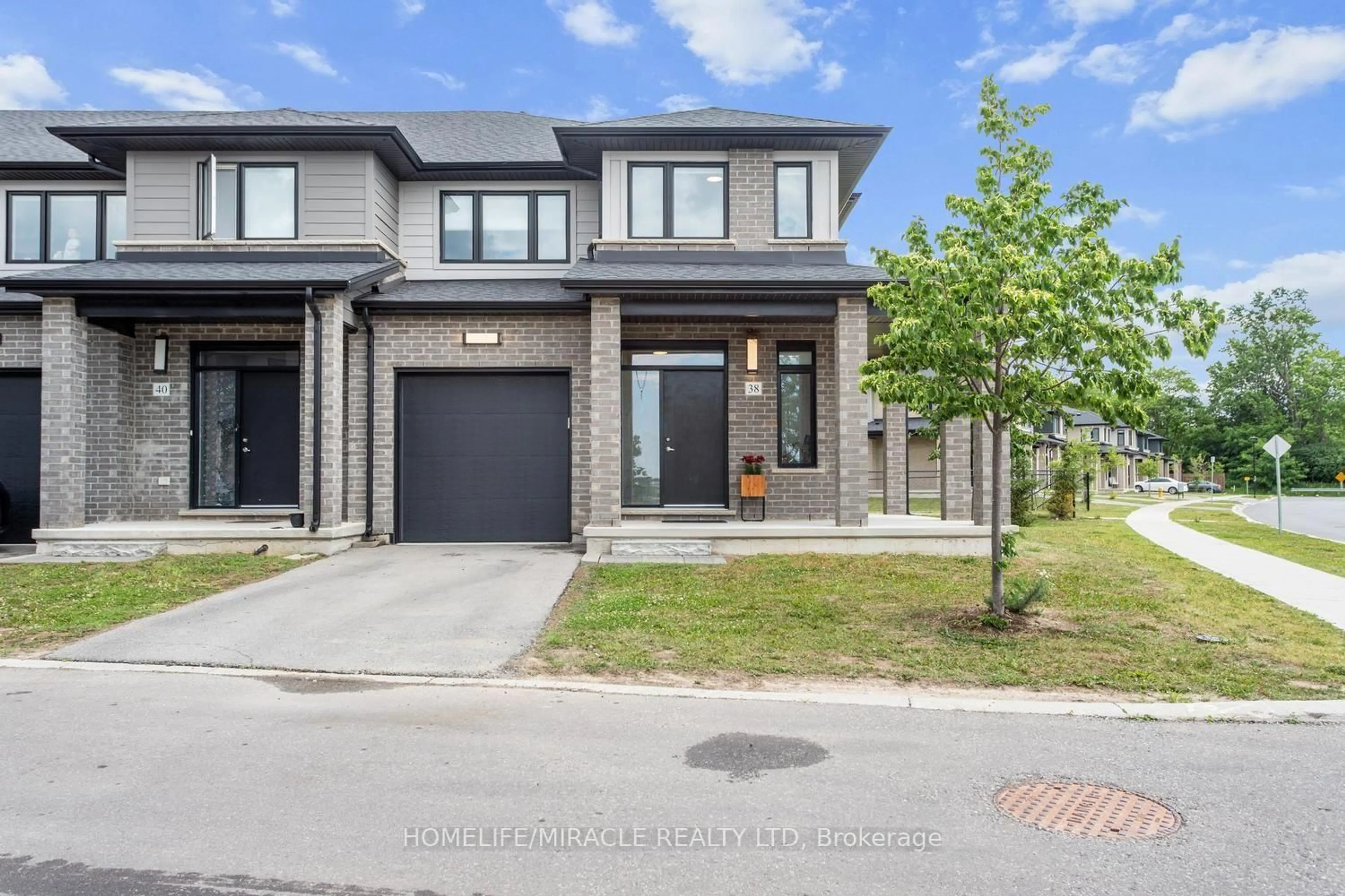 Home with brick exterior material, street for 3635 Southbridge Ave #38, London South Ontario N6L 0G8